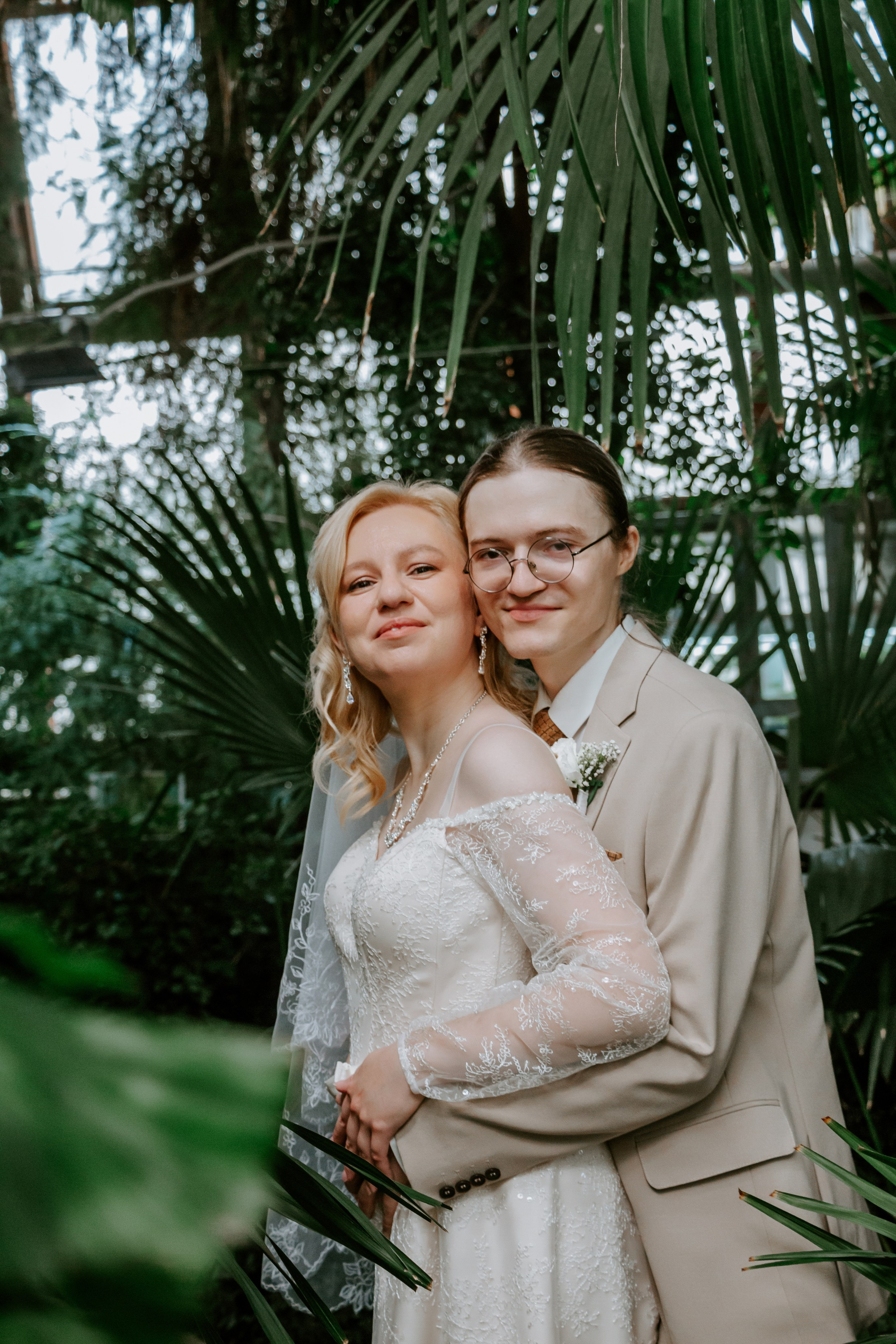 Свадебная фотосессия в оранжерее, Екатеринбург. Александр и Дарья. Фотограф в Екатеринбурге Пойгина Елена