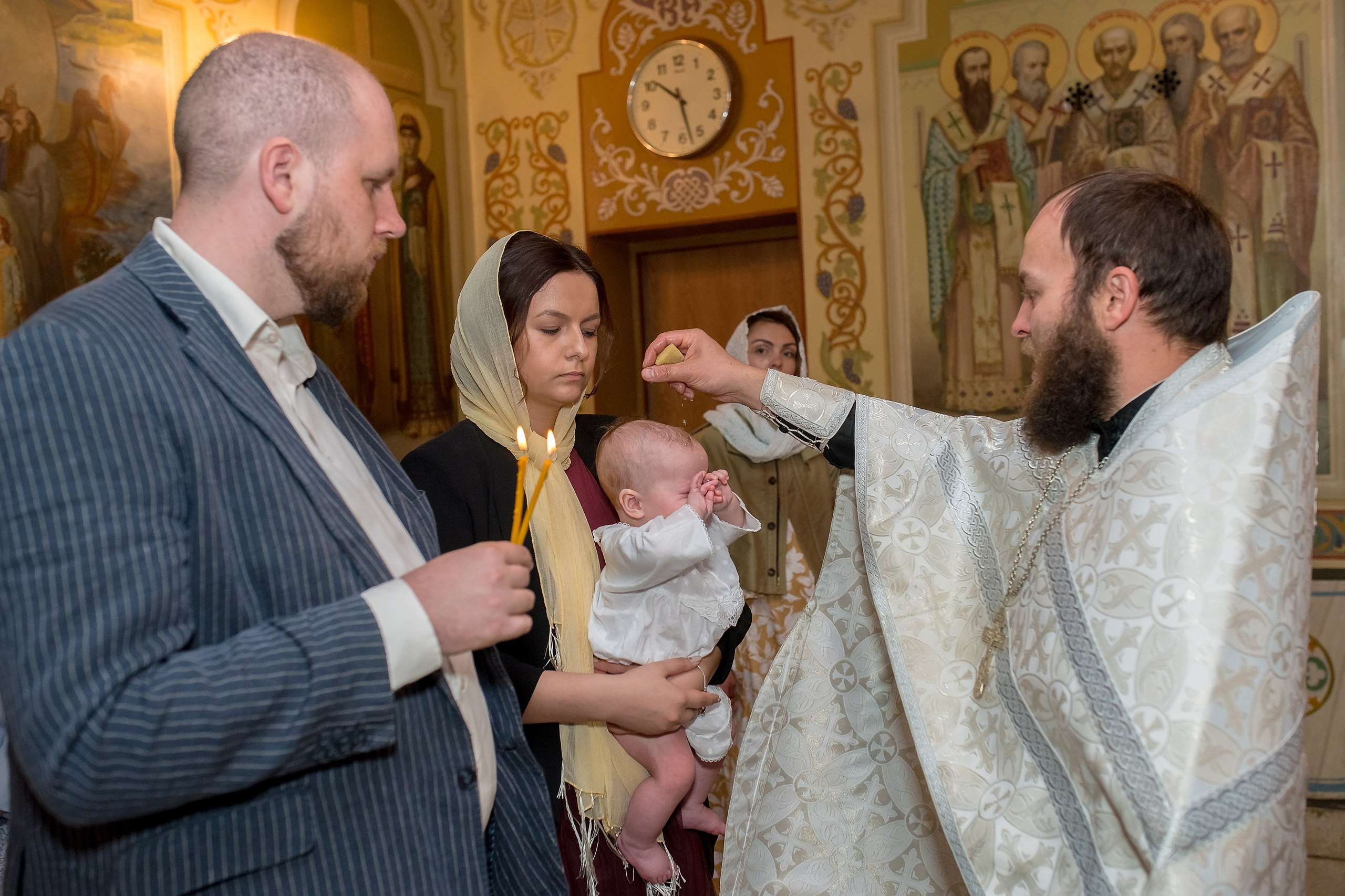 Крещение в Тропарёво. Фотограф Владимир Артамонов