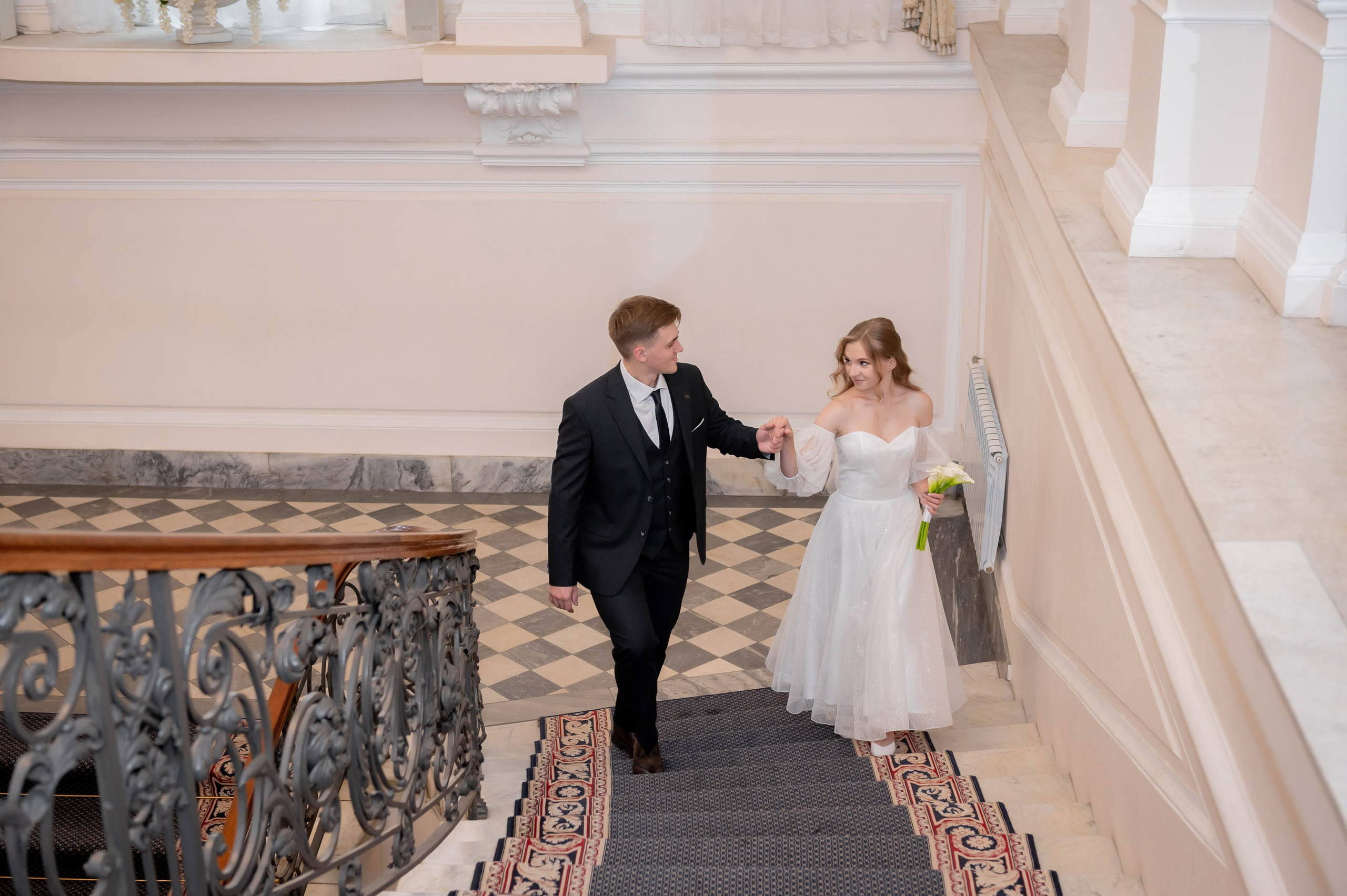 Анастасия и Михаил (Второй Дворец Бракосочетания на Фурштатской улице 52, фотосессия в Таврическом парке). Портретный, семейный и свадебный фотограф в Санкт-Петербурге и в Пушкине Ширяев Денис