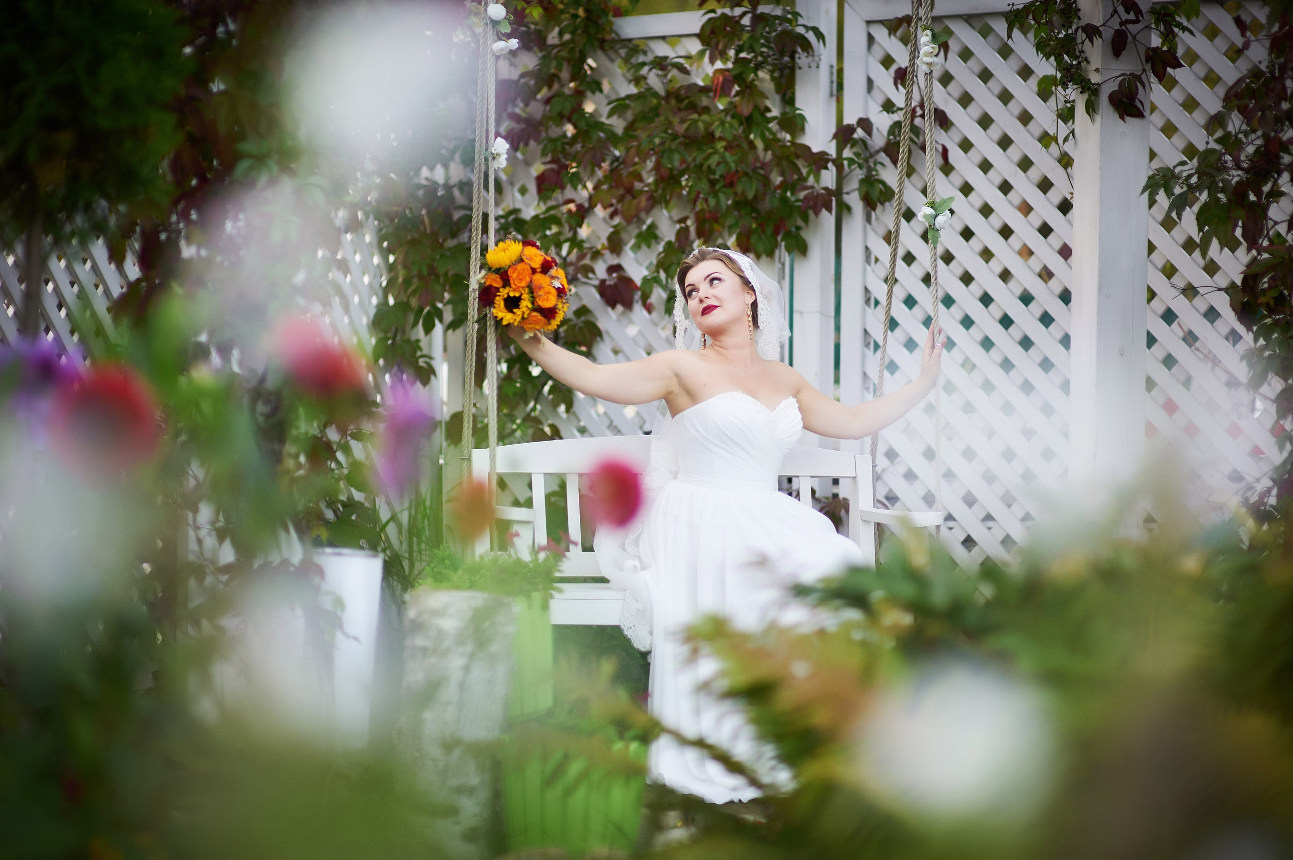 Анна и Сергей (фотосессия в Иваново Подворье). Портретный, семейный и свадебный фотограф в Санкт-Петербурге и в Пушкине Ширяев Денис