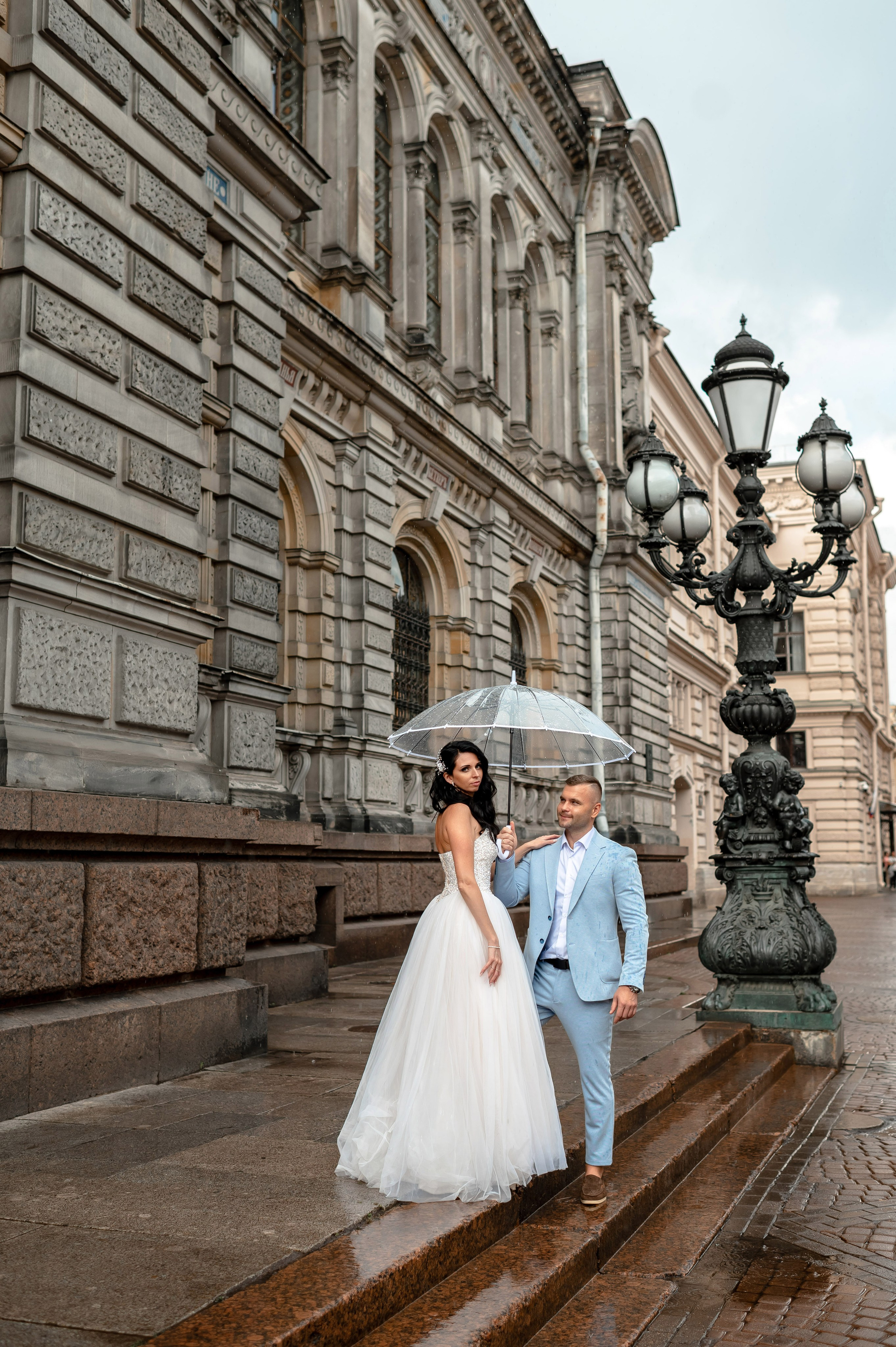 Елена и Илья (фотосессия у городской Невской Ратуши, Исаакиевская площадь). Портретный, семейный и свадебный фотограф в Санкт-Петербурге и в Пушкине Ширяев Денис