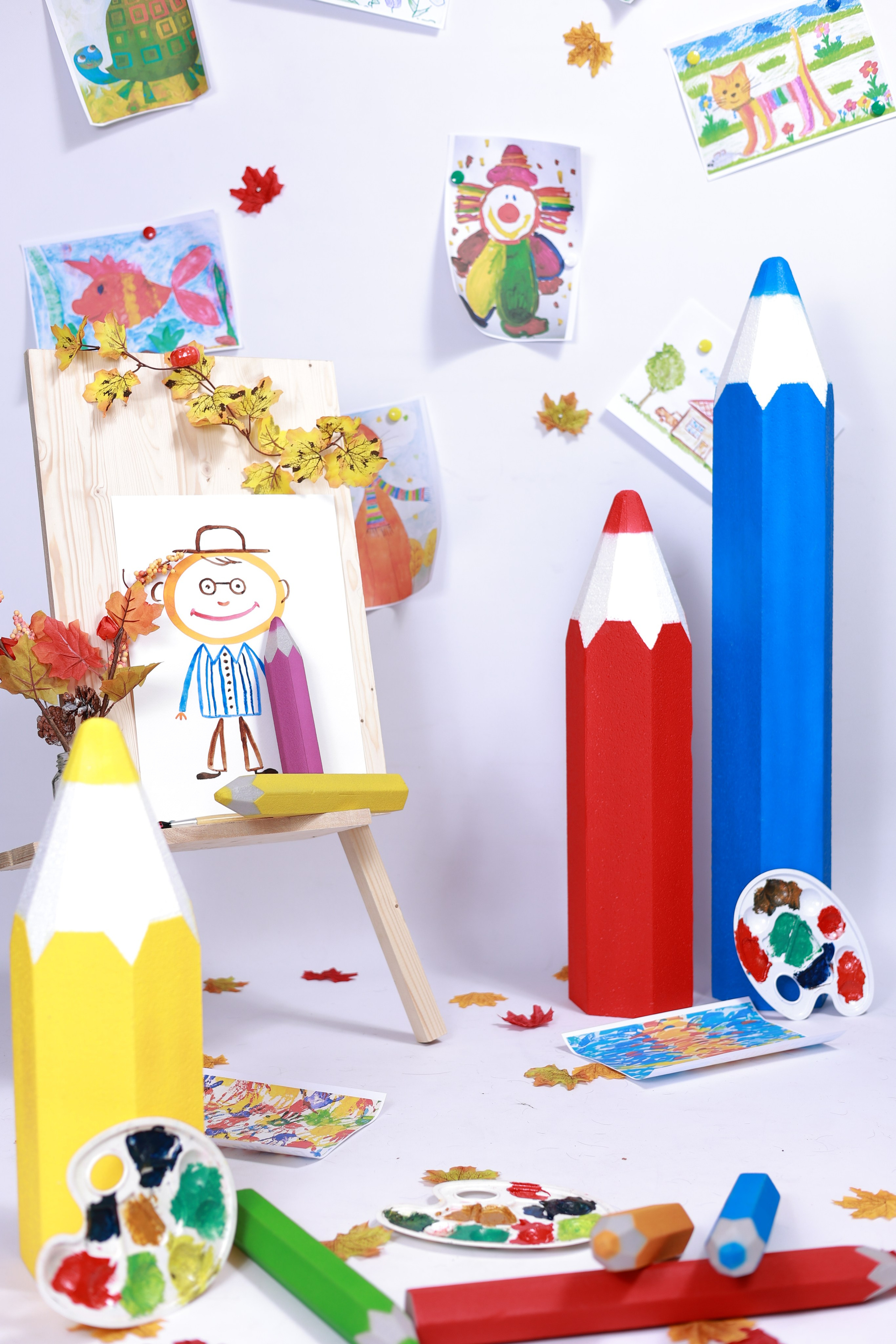 Краски осени. Выпускные альбомы в Иваново в детский сад и школу. Александр и Светлана Янкины