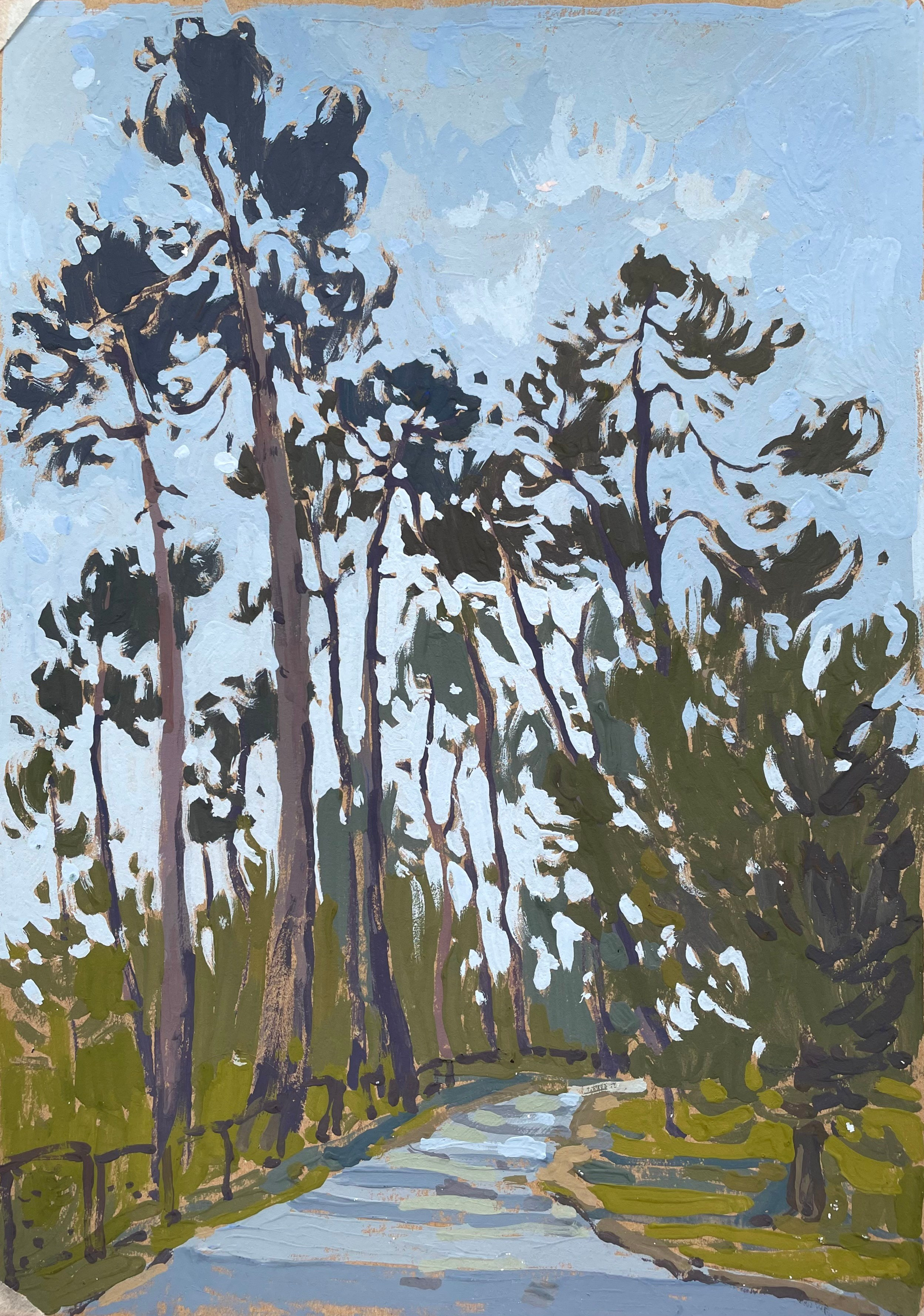 Абхазия. Художница Лиза Владимирова