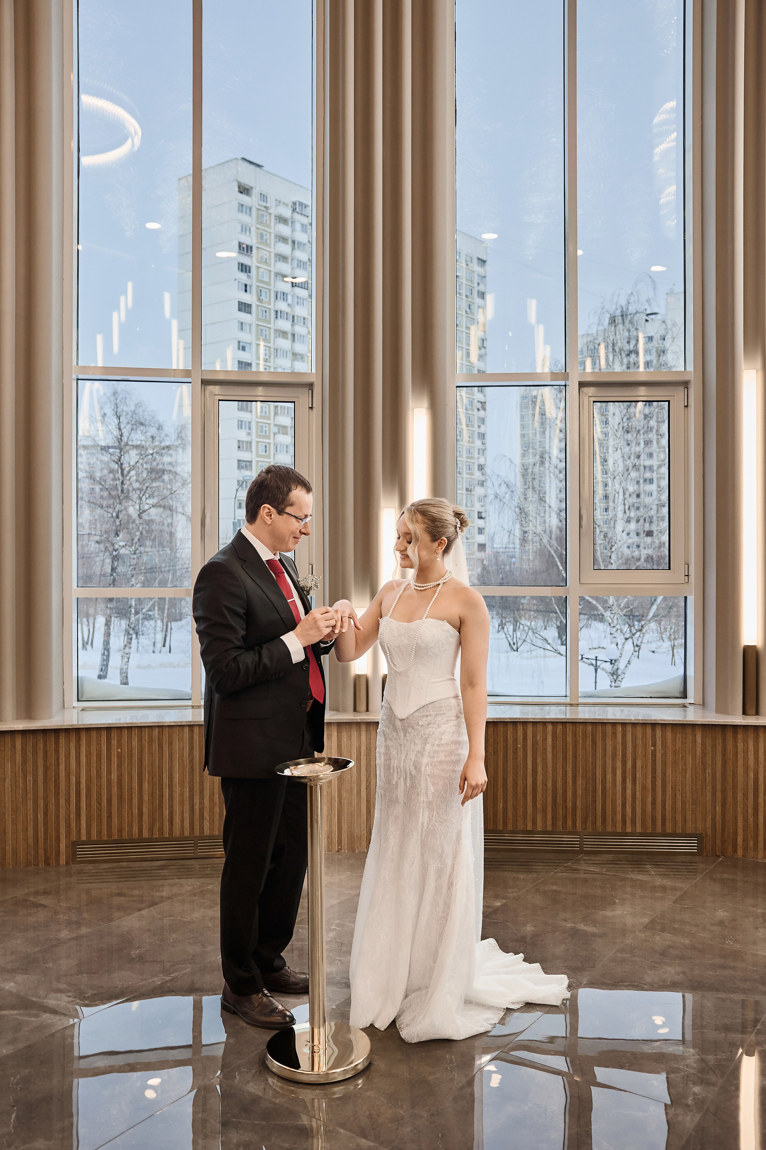 Валентина и Семен. Регистрация в Митинском ЗАГСе. Свадебный фотограф в Москве и Подмосковье