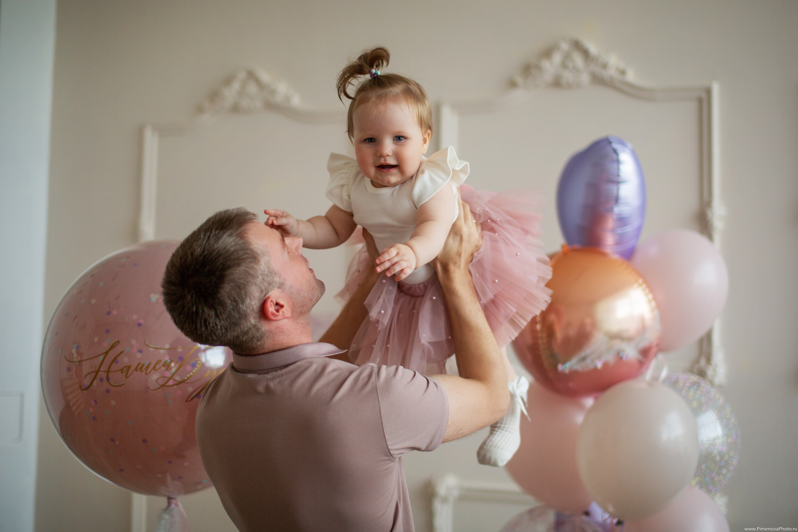 День Рождения Ксении, 1 год. Семейный и детский фотограф в Петрозаводске