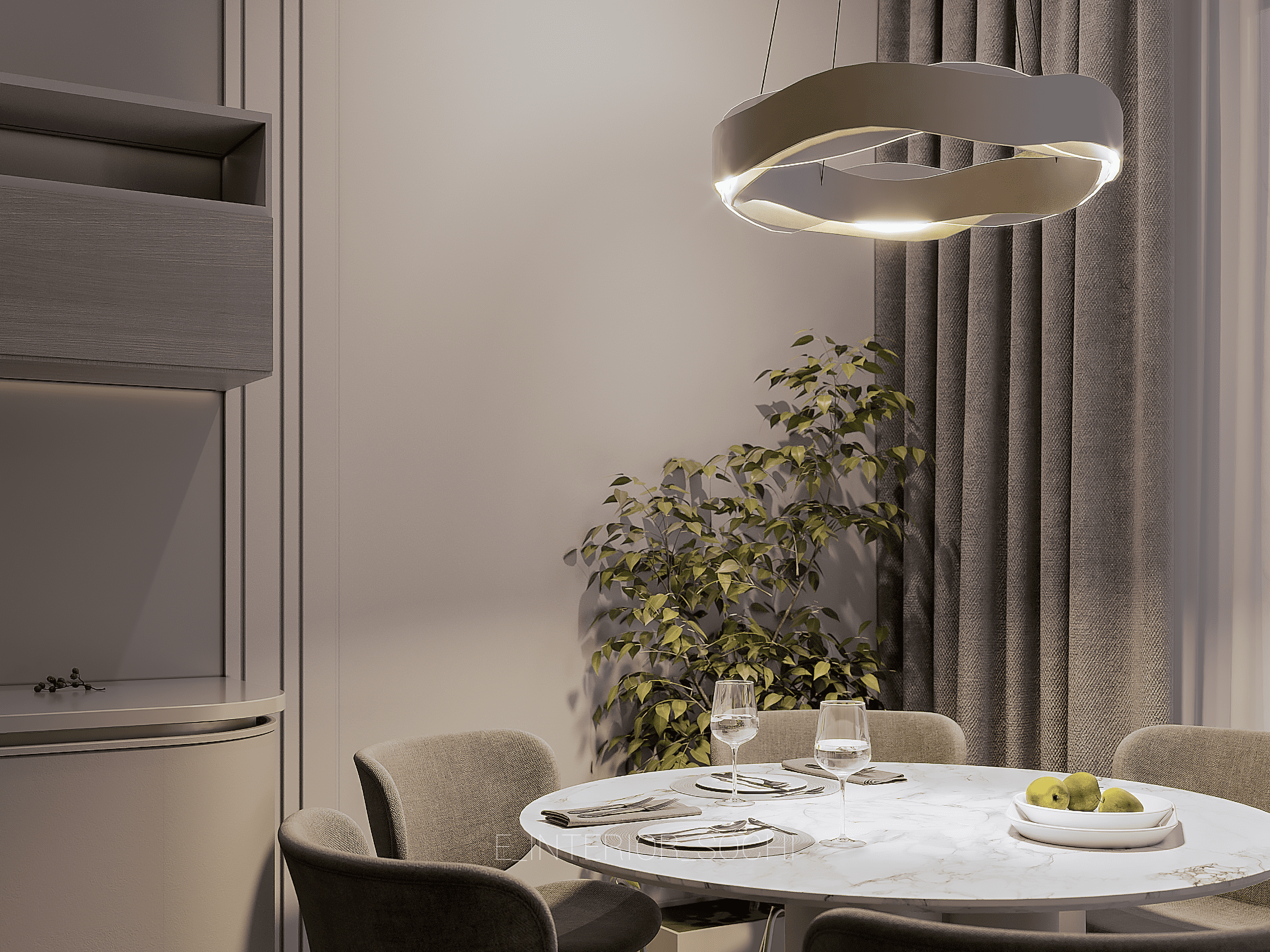 PINA_COLADA. Дизайн интерьера Евгения Тисленко