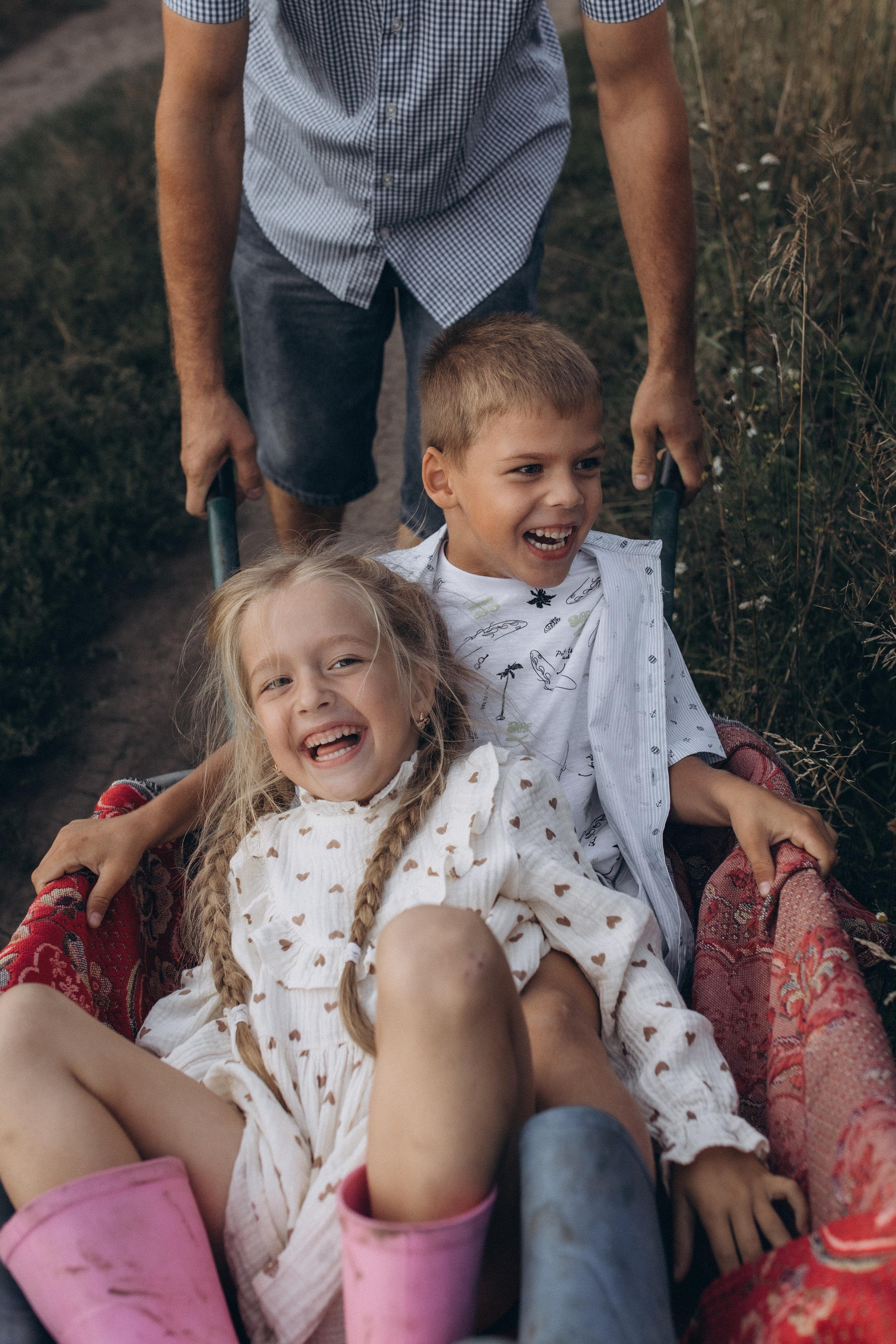 Папа и дети. Семейный фотограф lifestyle в Новосибирске Елена Шпилевая