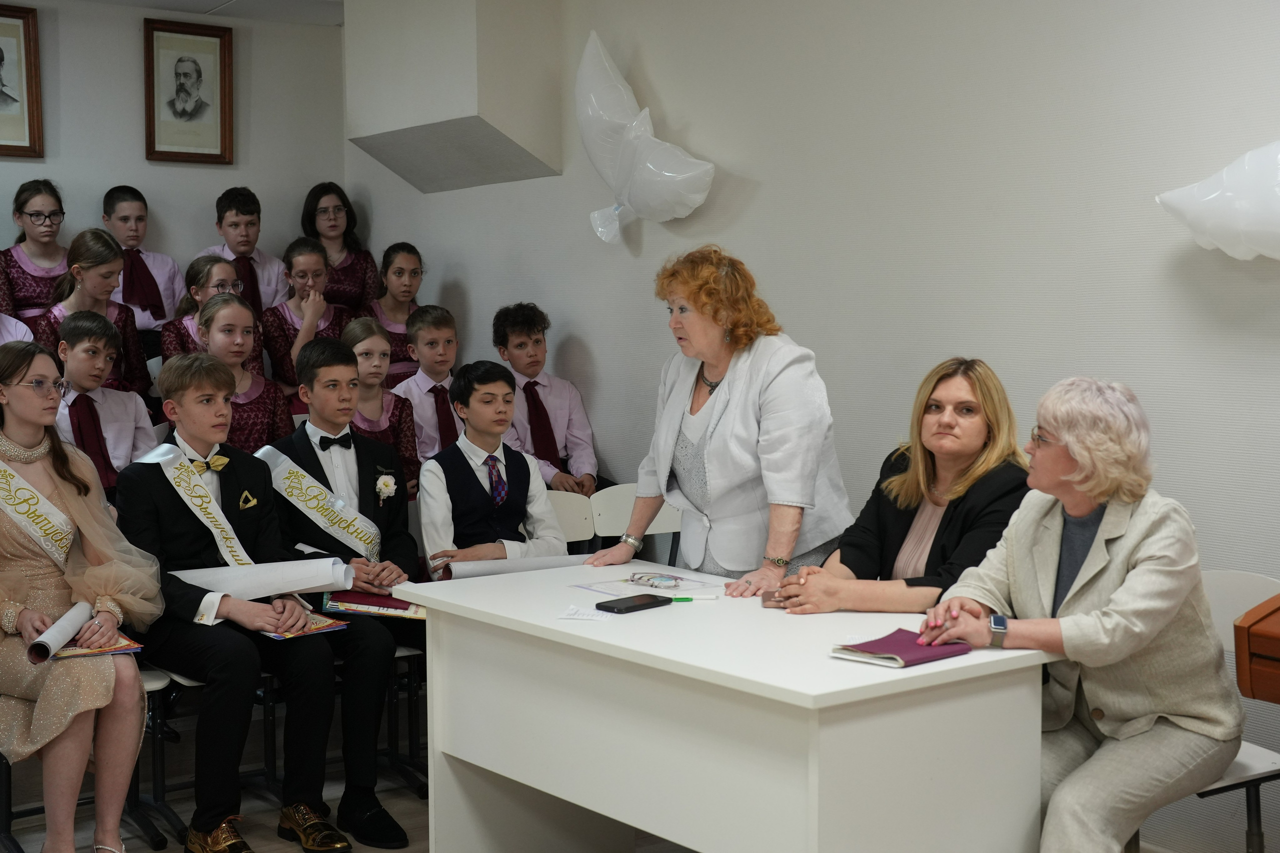 Выпускной в музыкально-хоровой школе г. Москвы № 106. Семейный и детский фотограф в Москве Оксана Чибизова