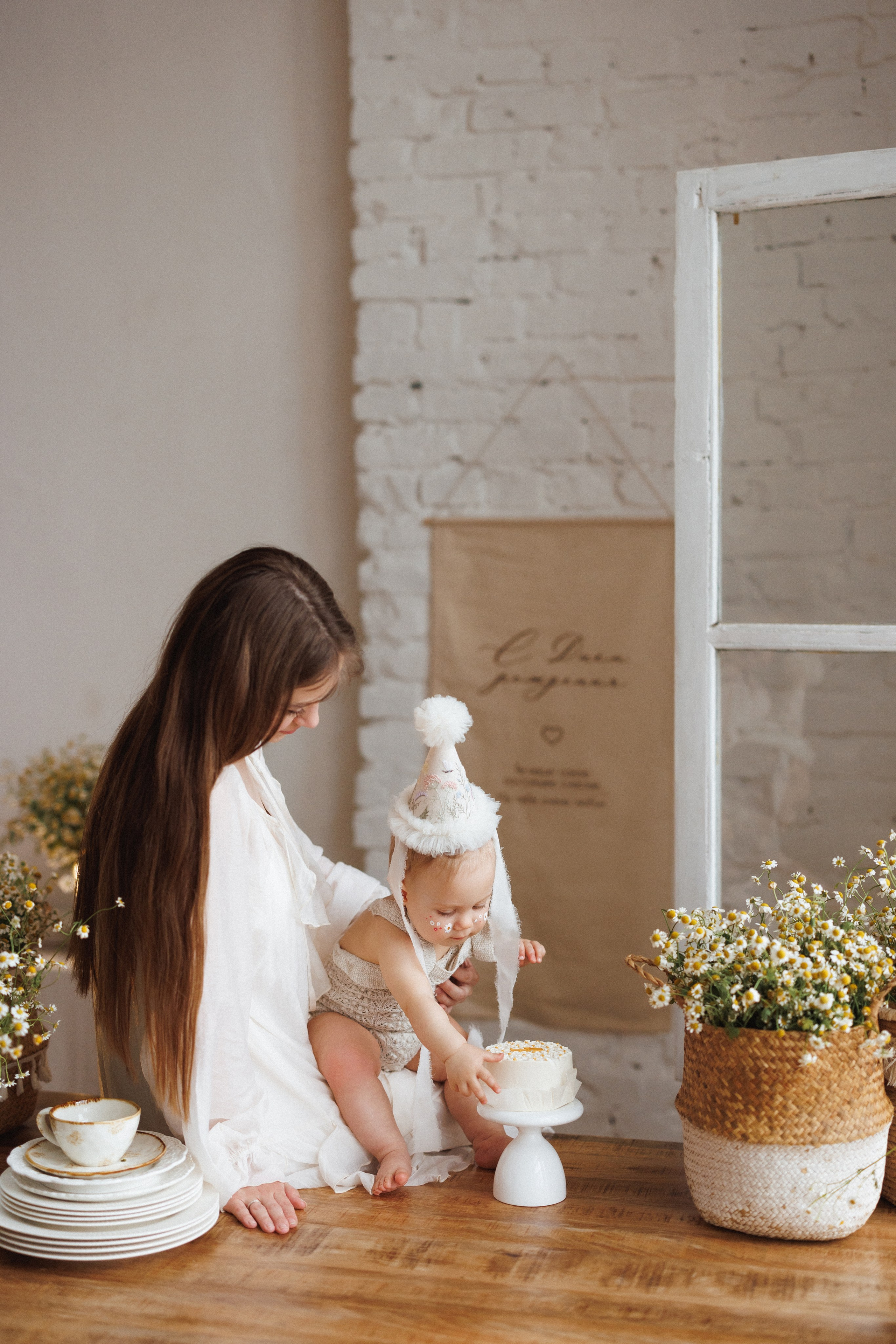 Фотосессия с Ромашками в фотостудии Space JOBS, город Краснодар. Семейный и детский фотограф в Краснодаре Анна Трашкова