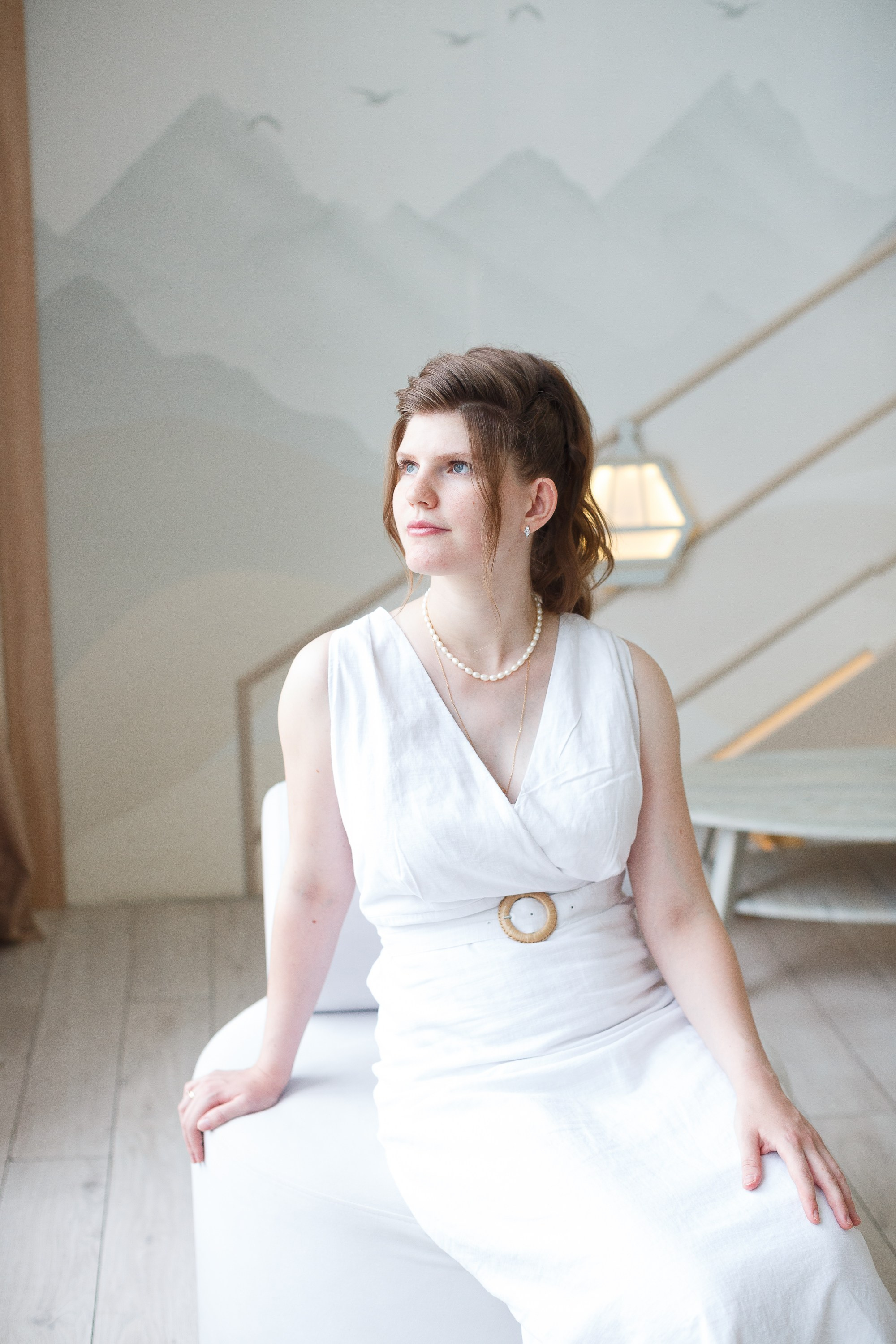 Семейная фотосессия в студии.