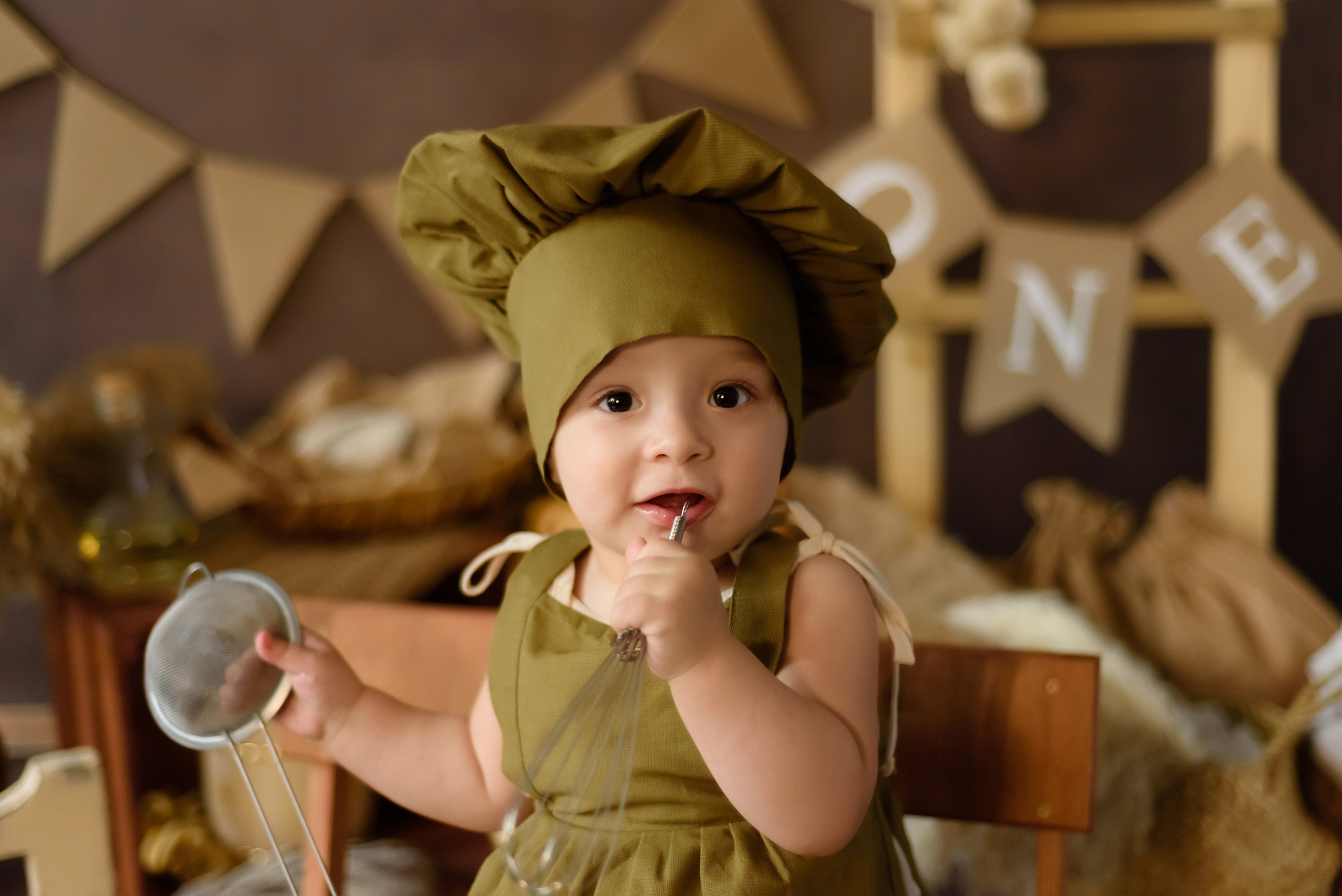 «Маленький пекарь» Дарина 1 годик. Детский Фотограф |Фотограф на годик в Брянске Ирина Романова