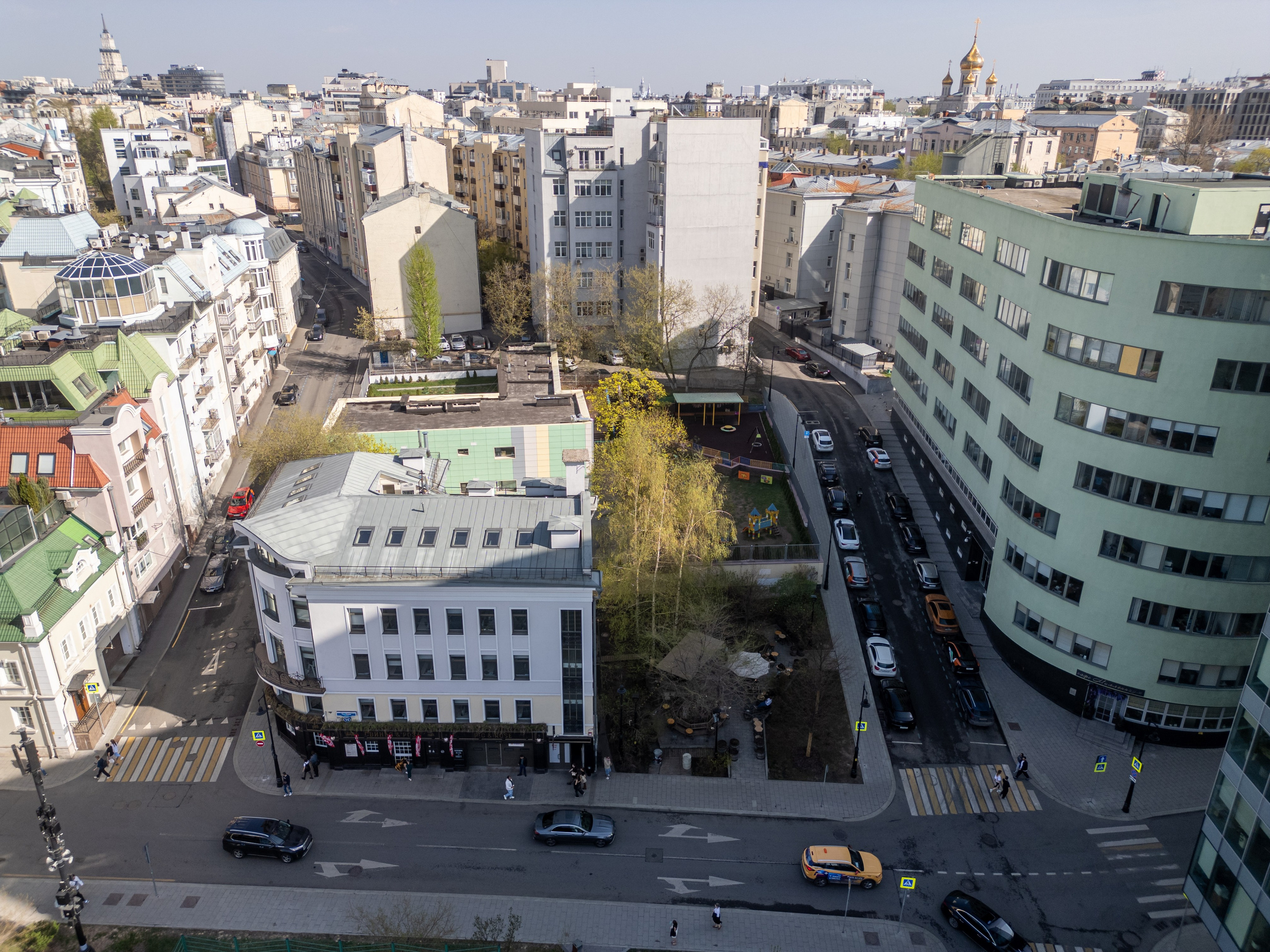 Aerial shoots in architecture. Professional photographer Alexey Nikitin in Moscow