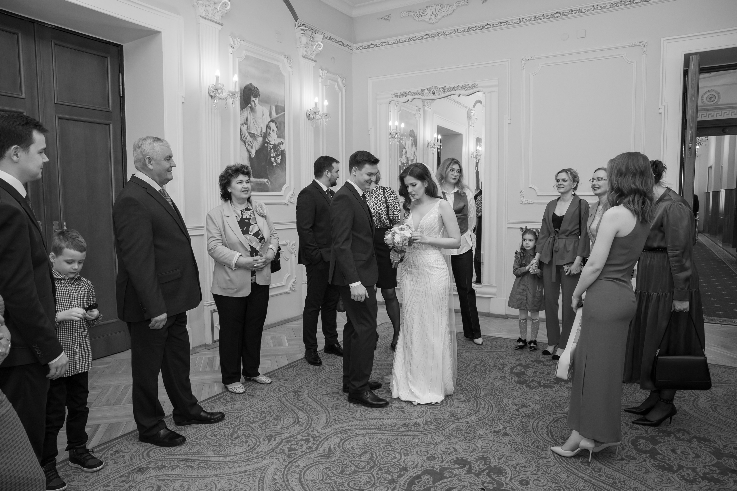 Даша и Дима, Грибоедовский ЗАГС. Свадебный и репортажный фотограф (Москва, Королев и другие)