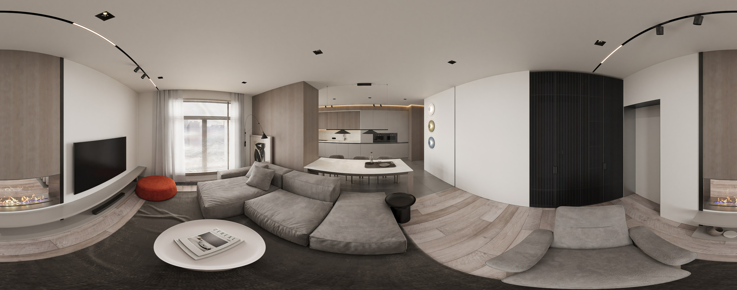 Интерьер квартиры. 3D визуализация интерьера и архитектурной среды