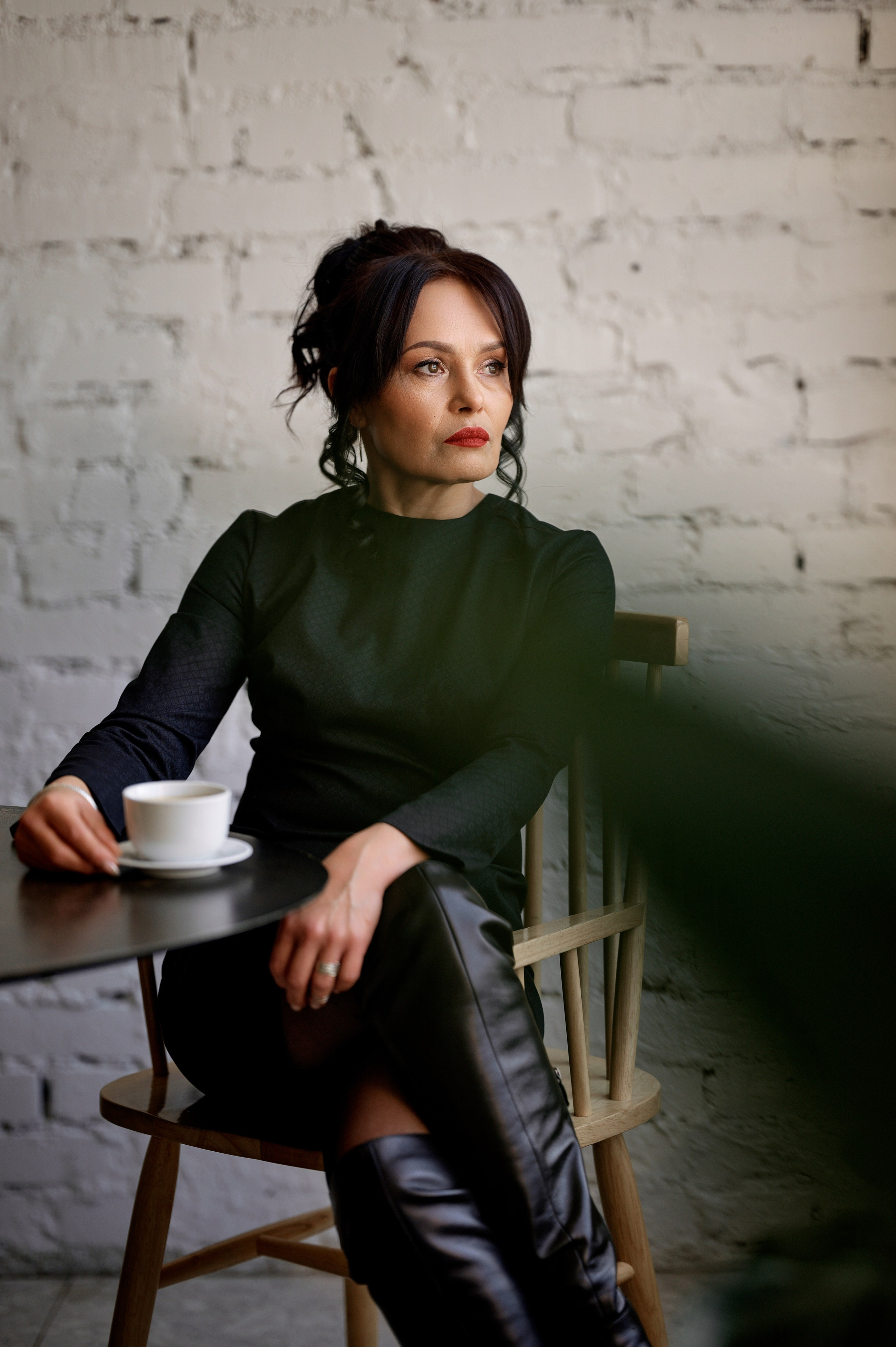 Фотосессия в кафе с чашкой кофе, Новокузнецк