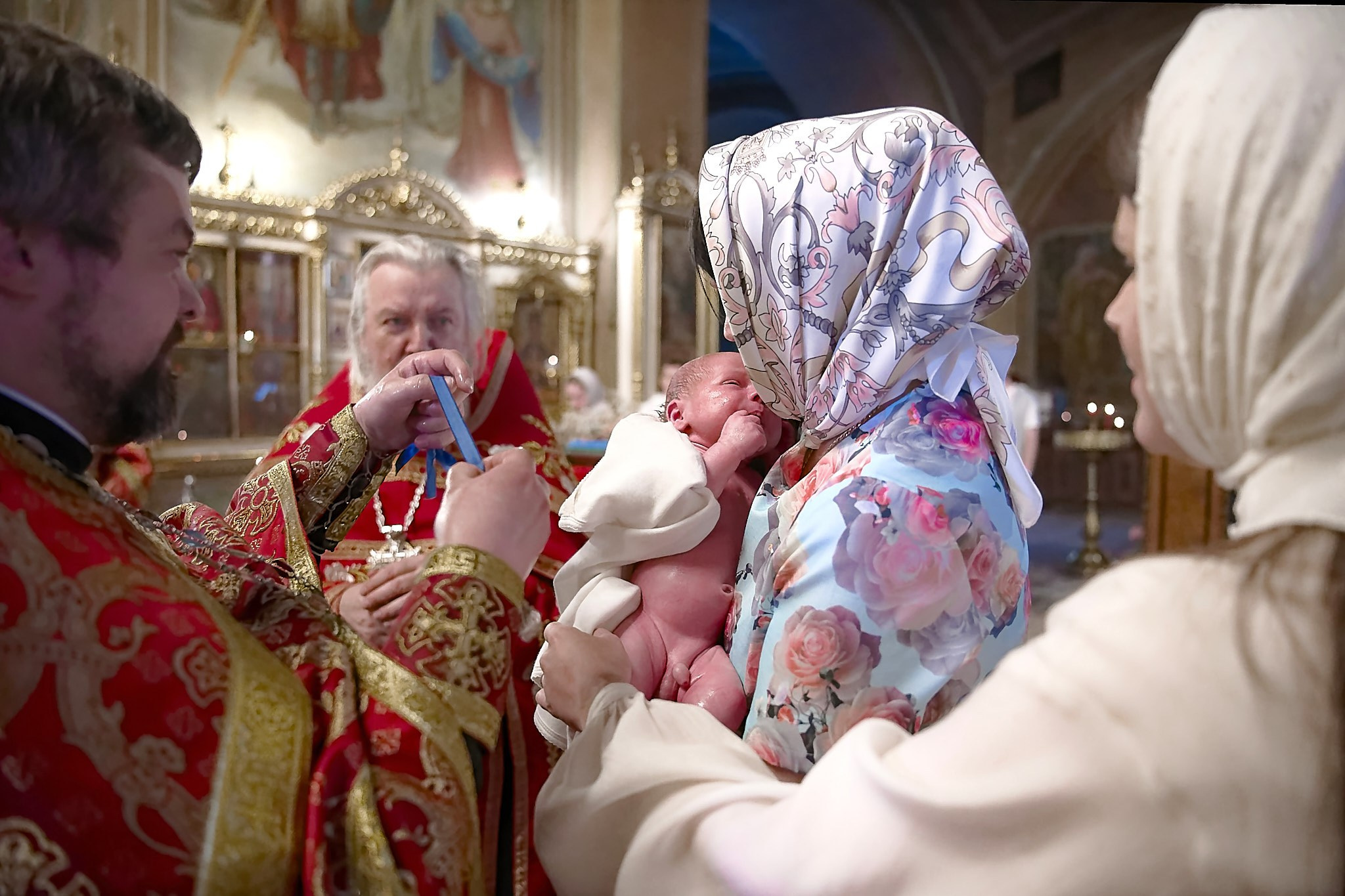 Таинство Крещения на Светлой Седмице. Фотограф в Москве