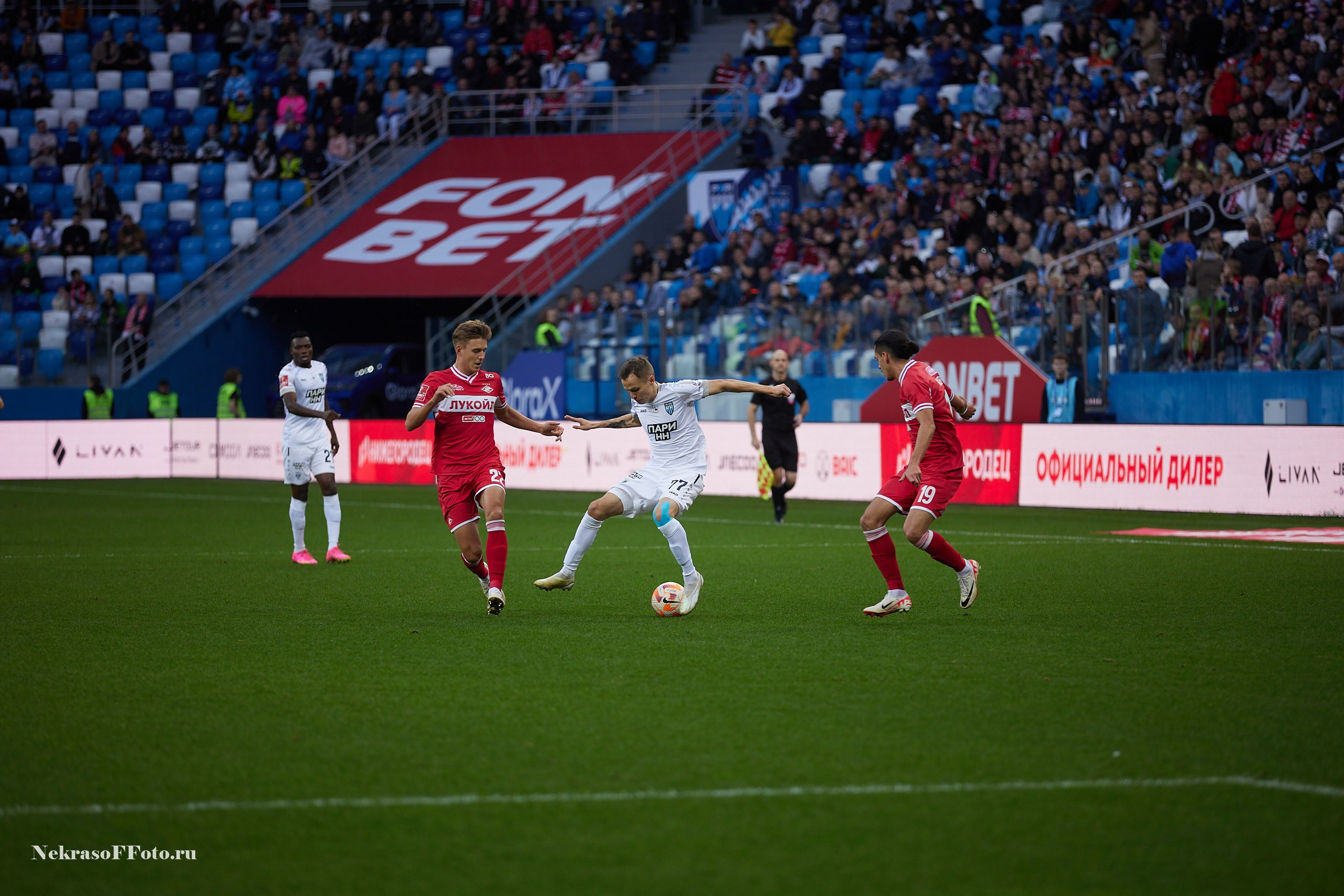 РПЛ ФК Пари НН- ФК Спартак. Спортивный фотограф Некрасов Денис