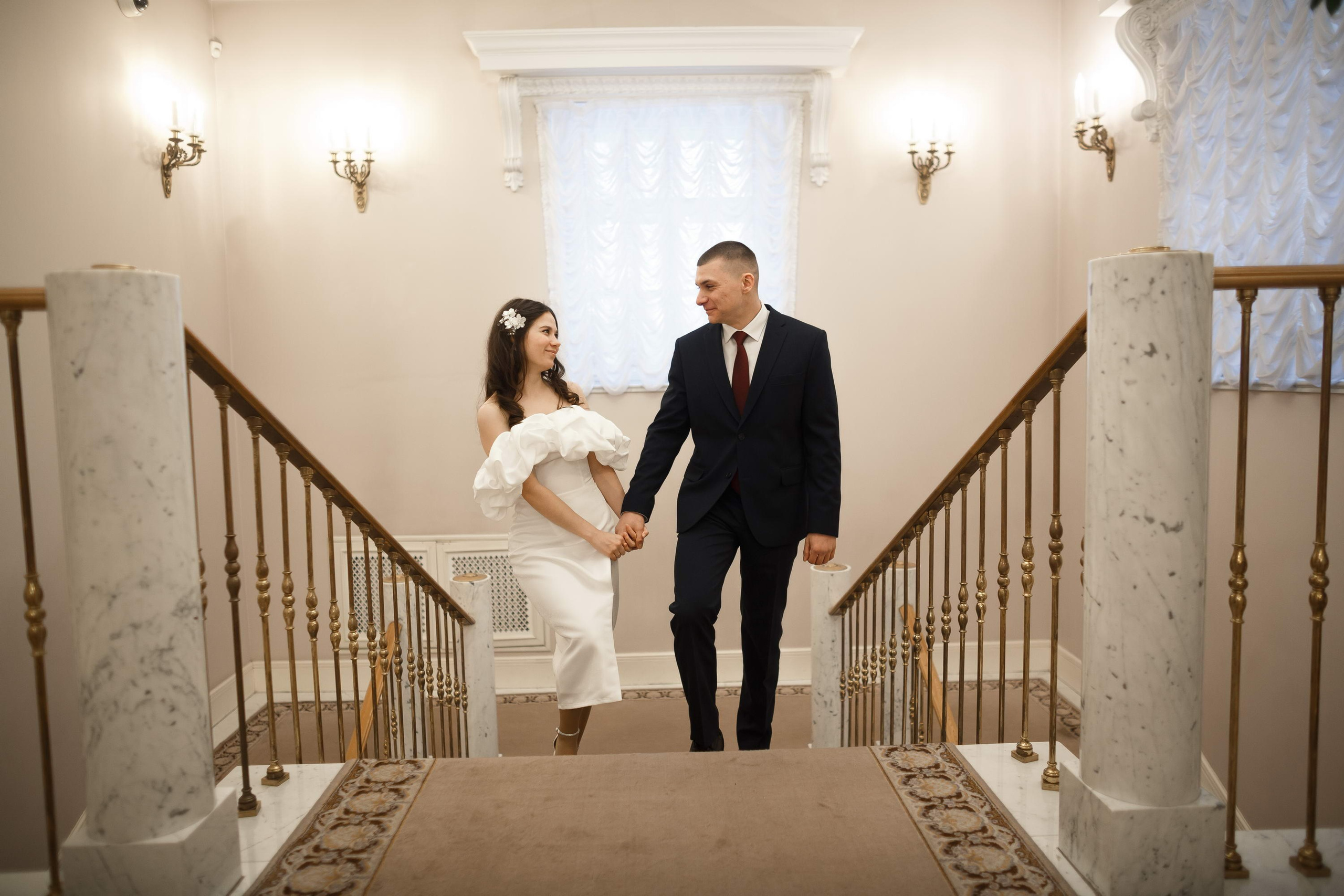 Зимняя свадьба в Пушкине. Свадебный фотограф Игорь Брундасов 8PHOTO на свадьбу венчание загс СПб