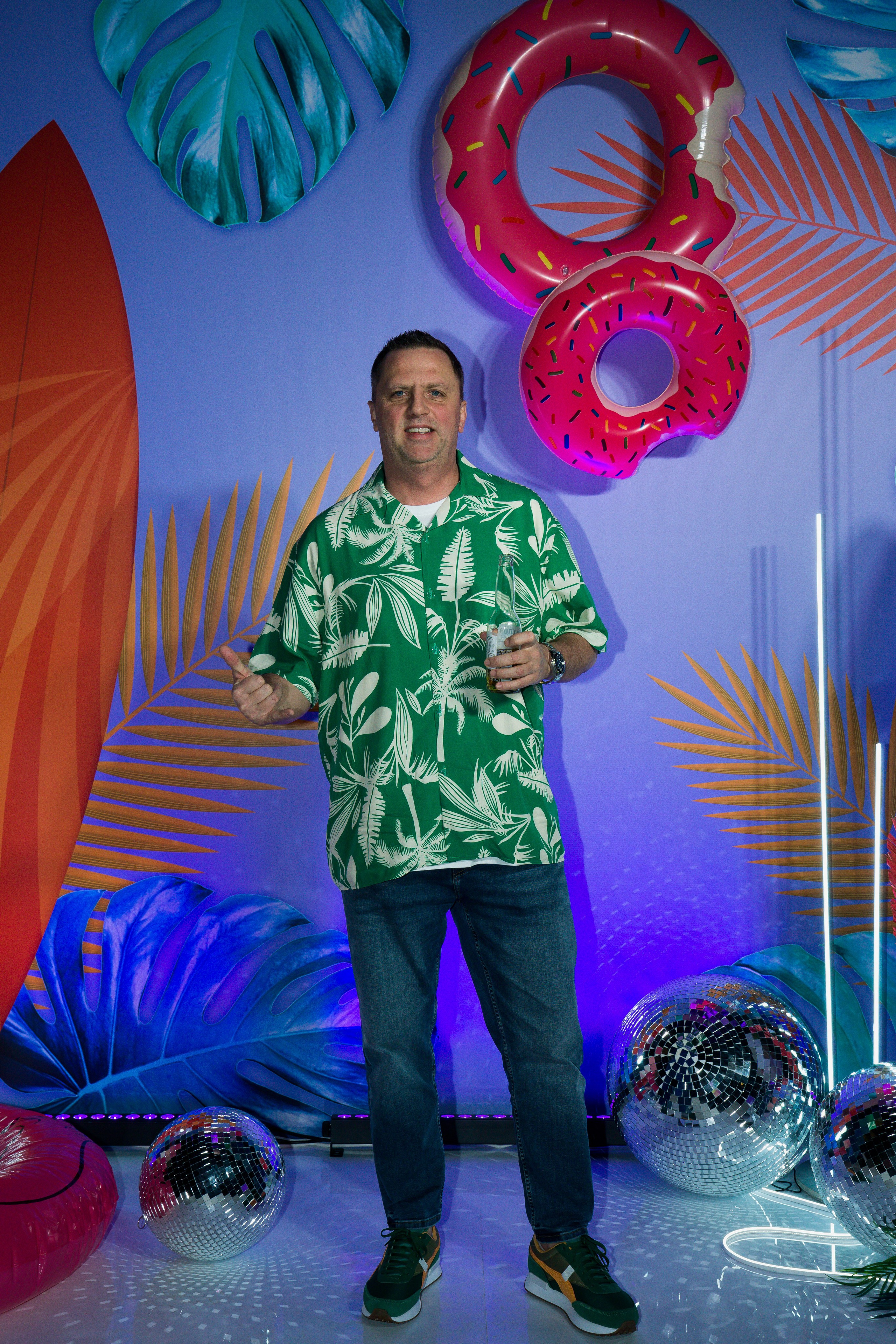 МТС корпоратив Гавайская вечеринка. Фотограф