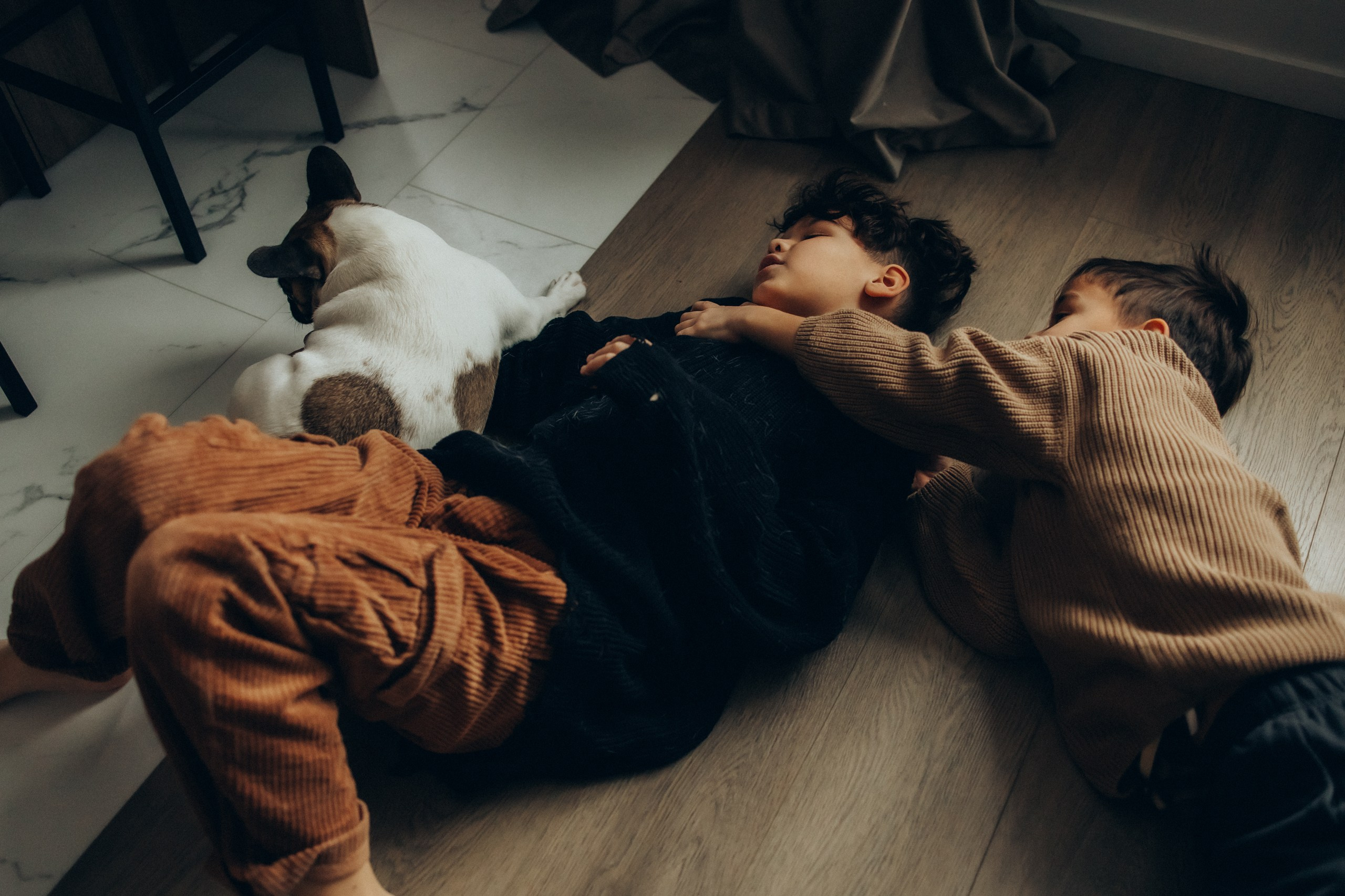 Руслан, Тимур и Луна. Семейный фотограф Москва