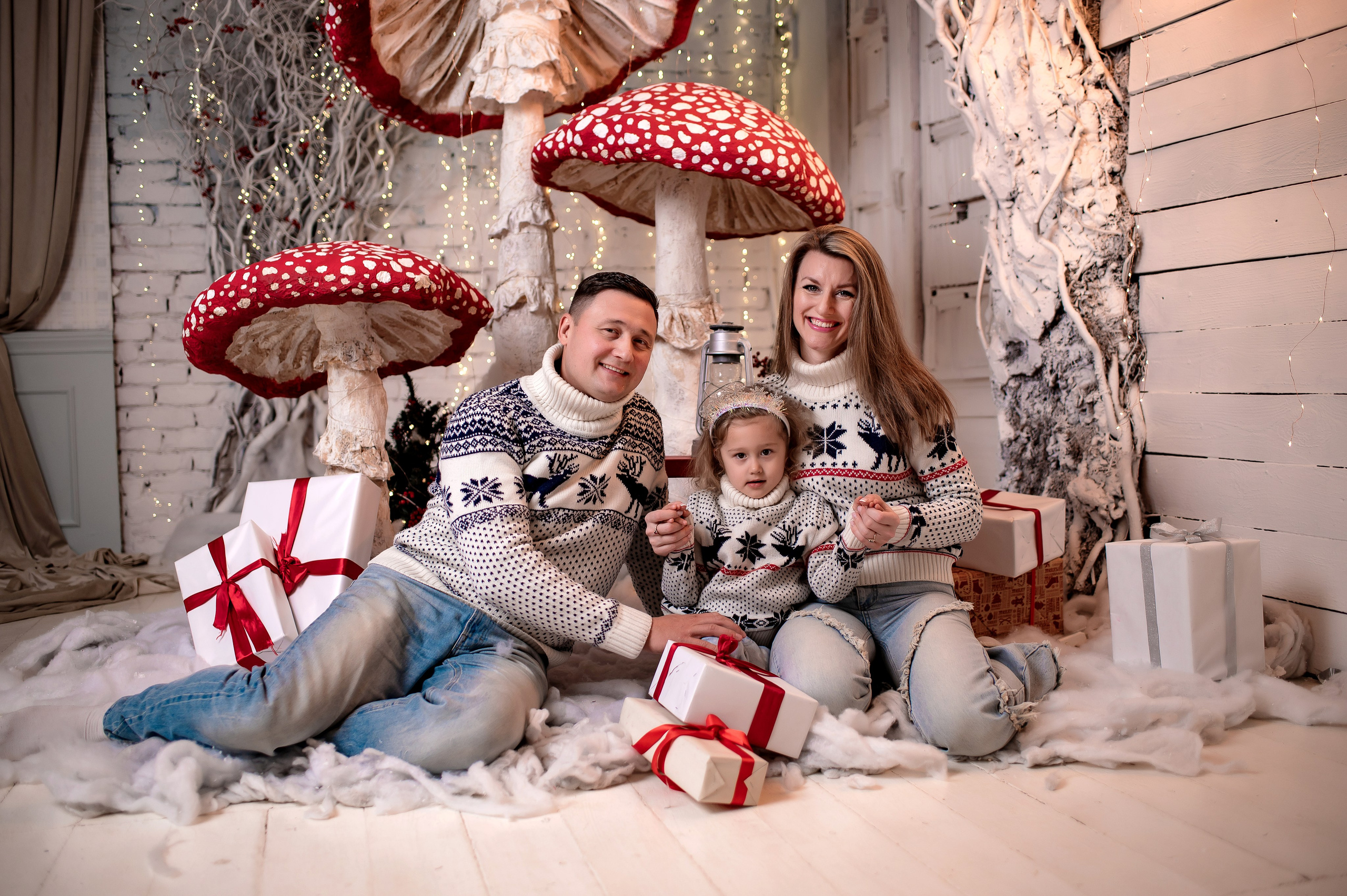 Семейная новогодняя фотосессия в г. Краснодар. Семейный и детский фотограф в Краснодаре Ольга Осинцева