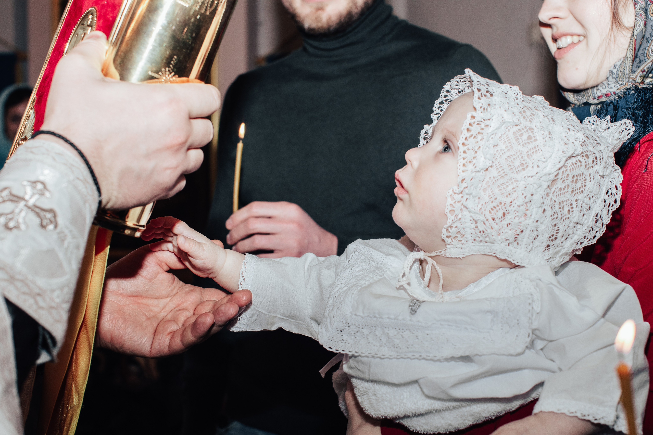 Крещение Анисии. Фотосессии в Москве - фотограф Неонилла Ленко