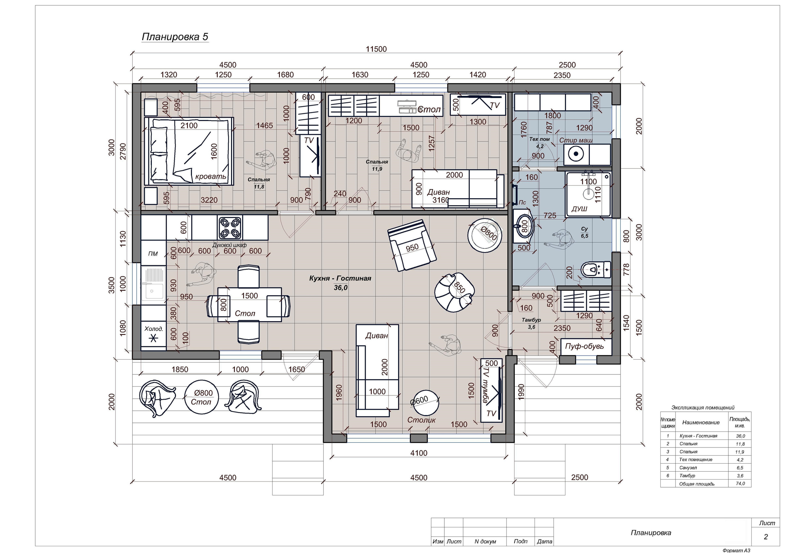 Планировочные решения коттеджа. Студия обмеров и проектирования