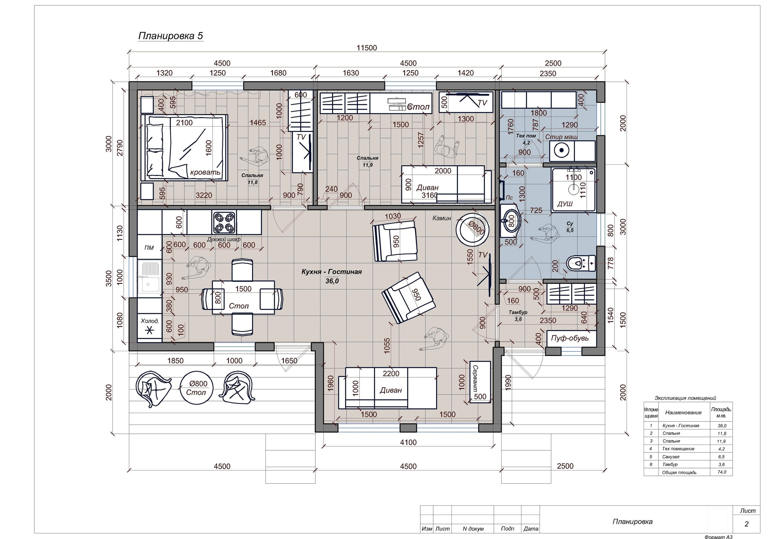 Планировочные решения коттеджа. Студия обмеров и проектирования