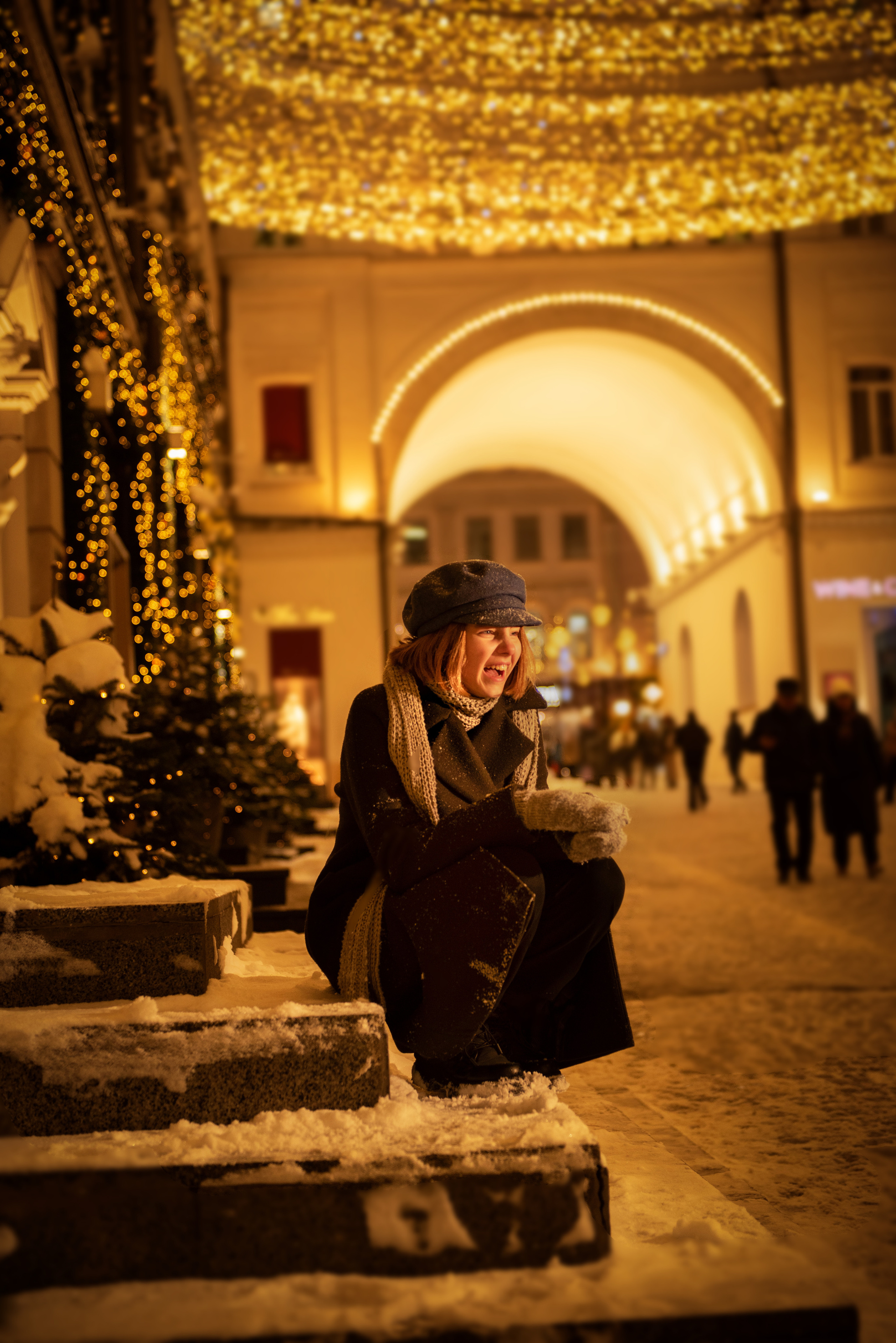 Прогулка по новогодней Москве. Анна Боровикова, фотограф Пушкино