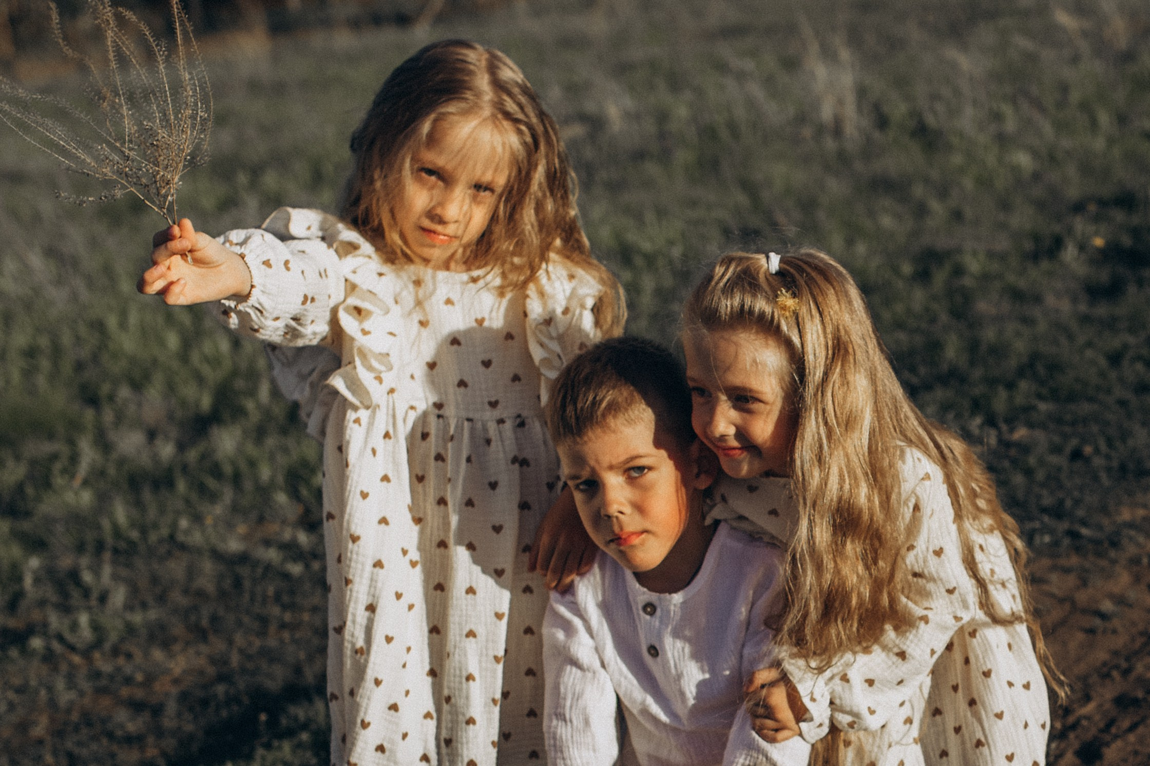 Саша, Миша, Вера и Вика летняя прогулочная съёмка. Семейный фотограф lifestyle в Новосибирске Елена Шпилевая