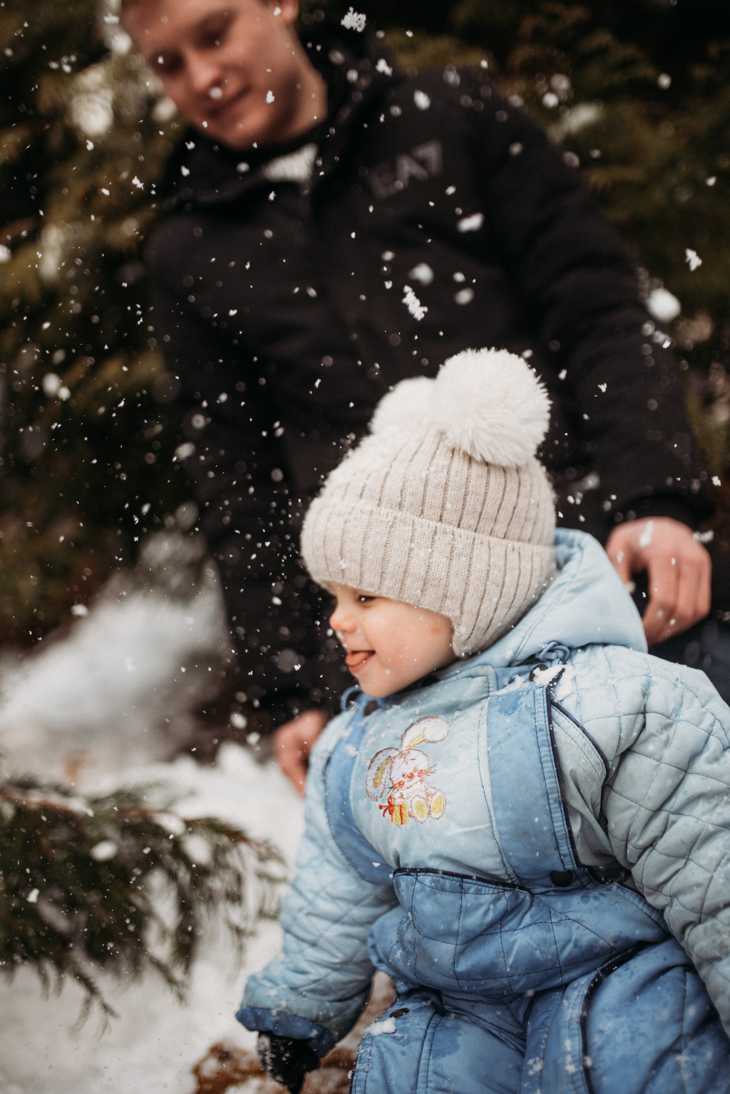 Серёжа и снег ❄️. Фотограф в Сочи — Маргарита Поганова