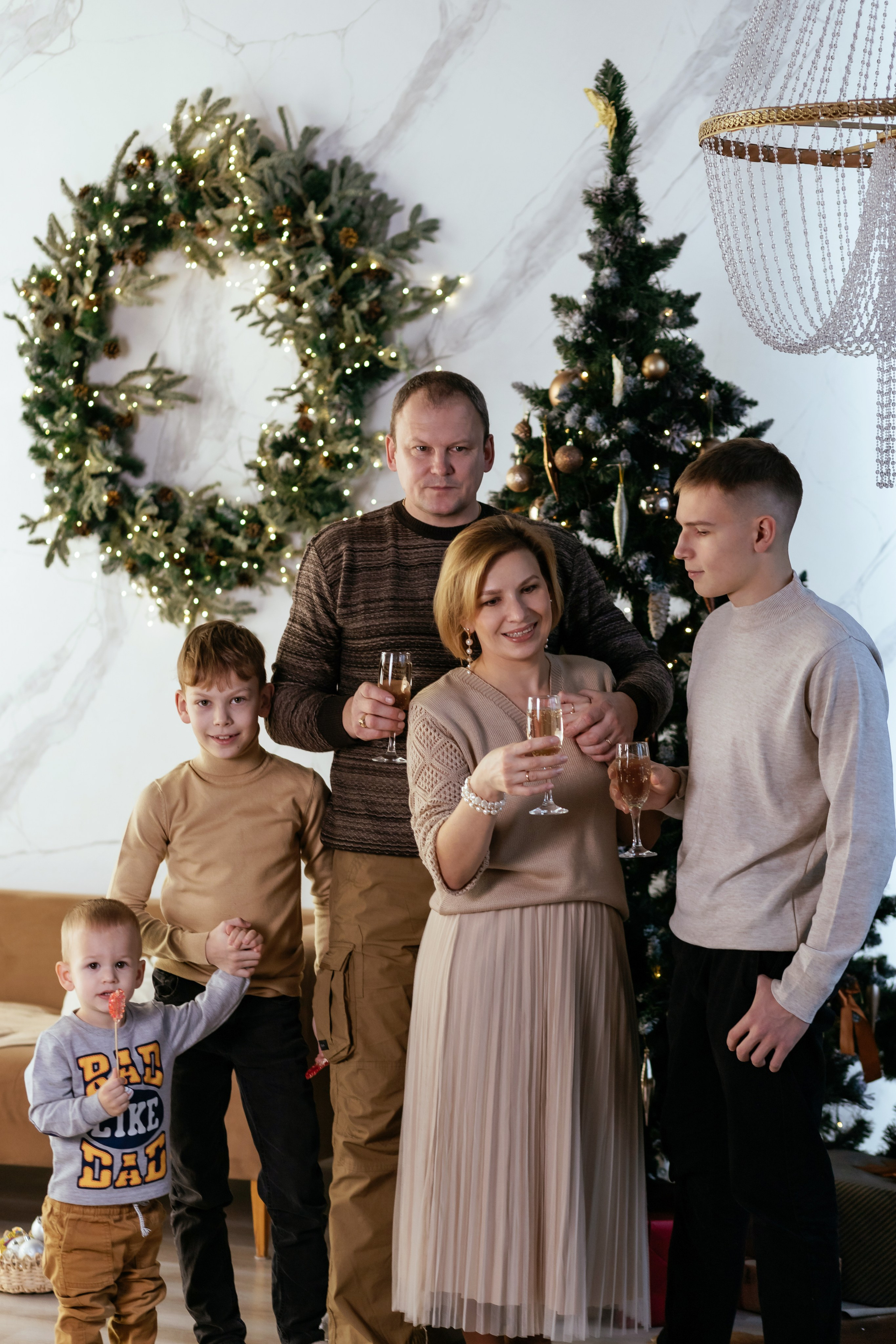 Новогодняя семейная съёмка. EtoStudio. Семейный фотограф в Минске Приболовец Светлана