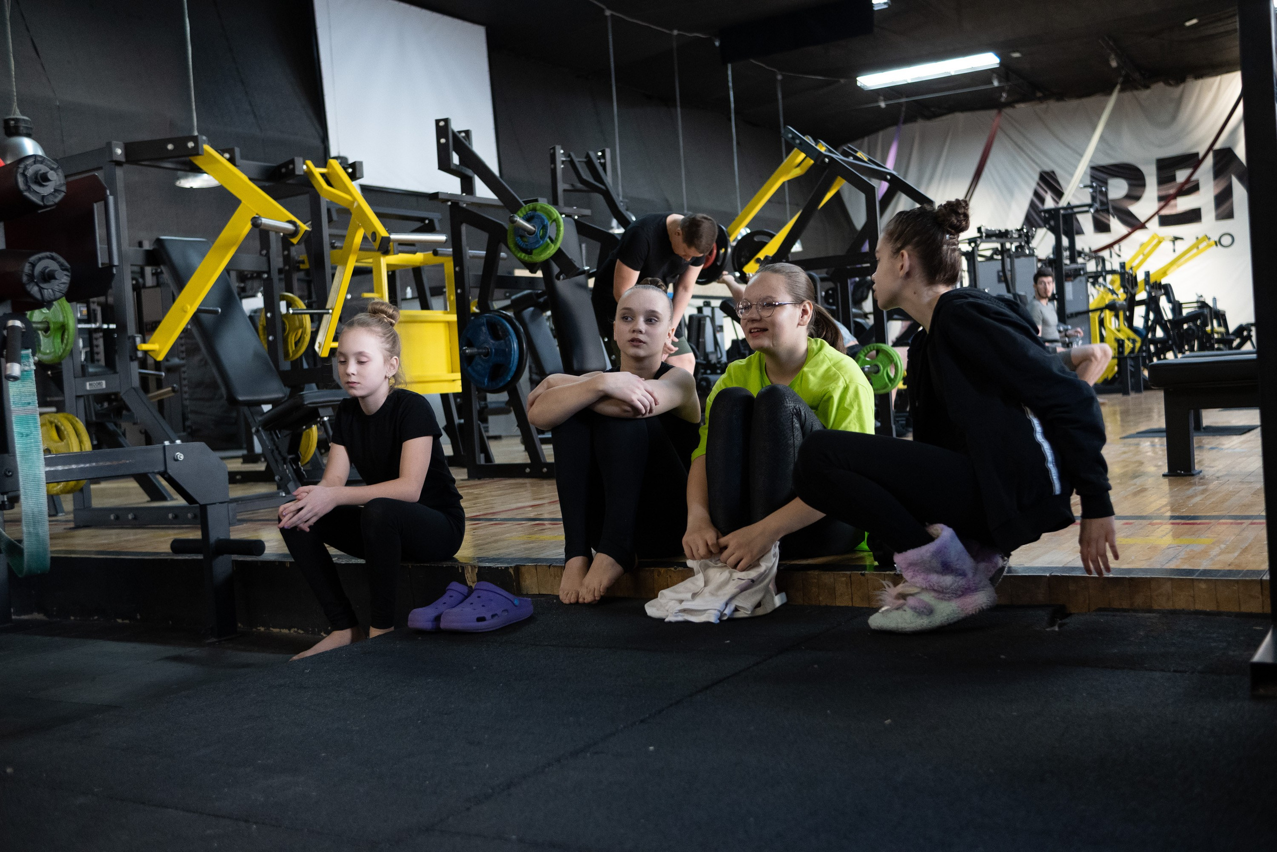 Внутриклубные соревнования по воздушной гимнастике 02.04.23