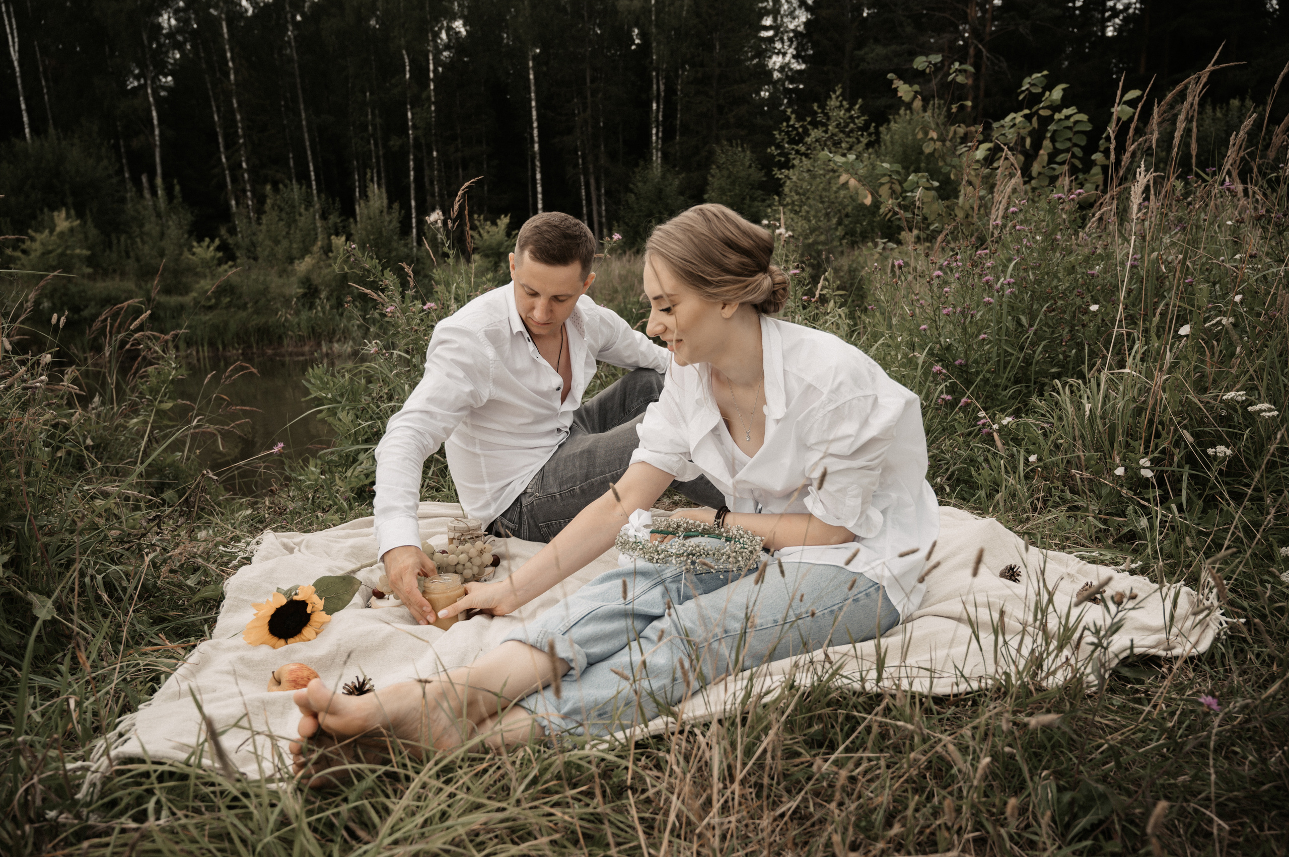 Счастье у озера. Свадебный фотограф Александр Давыдов