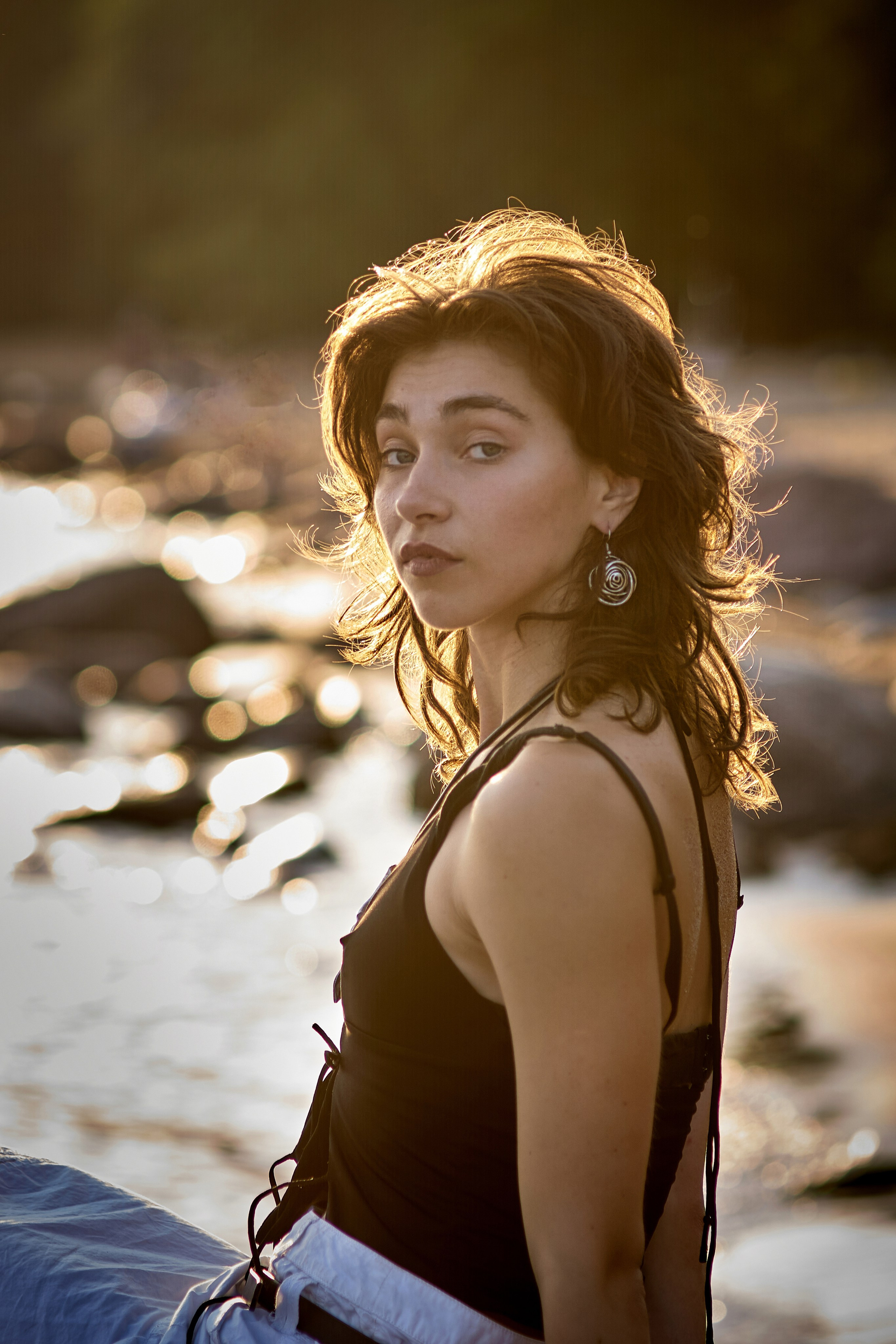 Девушка и море. Фотограф Владимир Артамонов