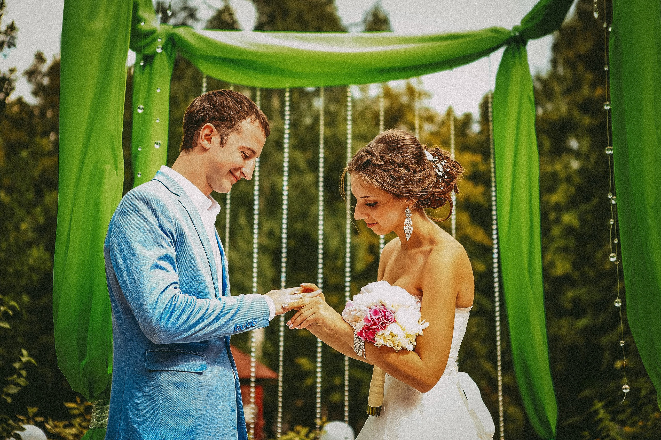 Свадебная летняя фотосессия. Фотограф в городе Самара Александр Гераськин