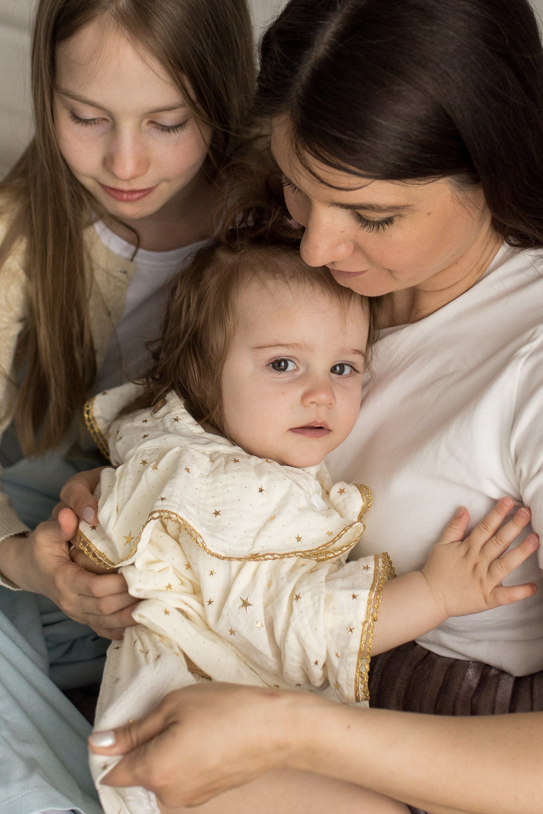 Катя и дочки. Фотограф Москва Лара Чайка