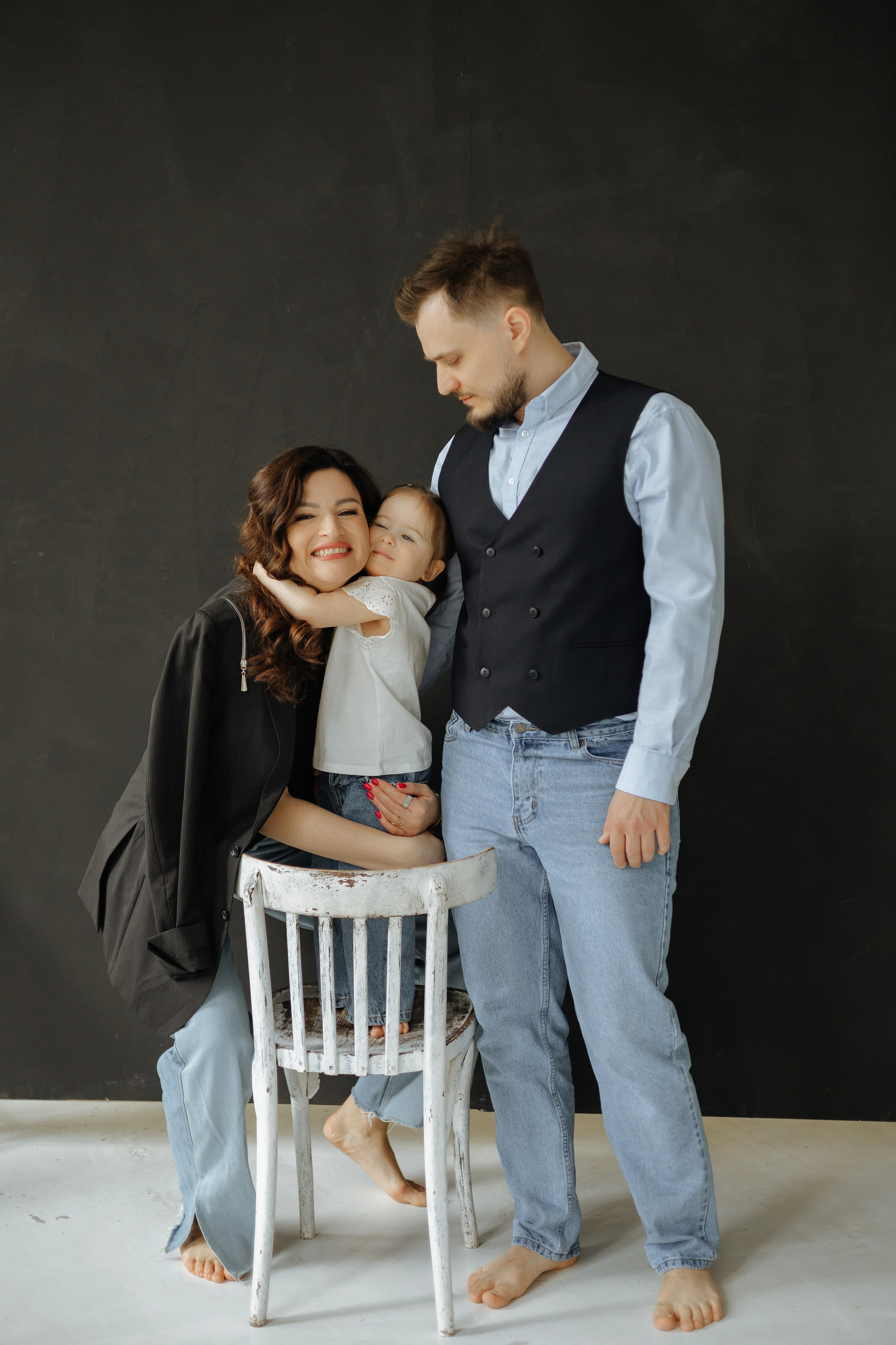 Трое в студии. Свадебный и семейный фотограф в Белгороде Юлия Першина