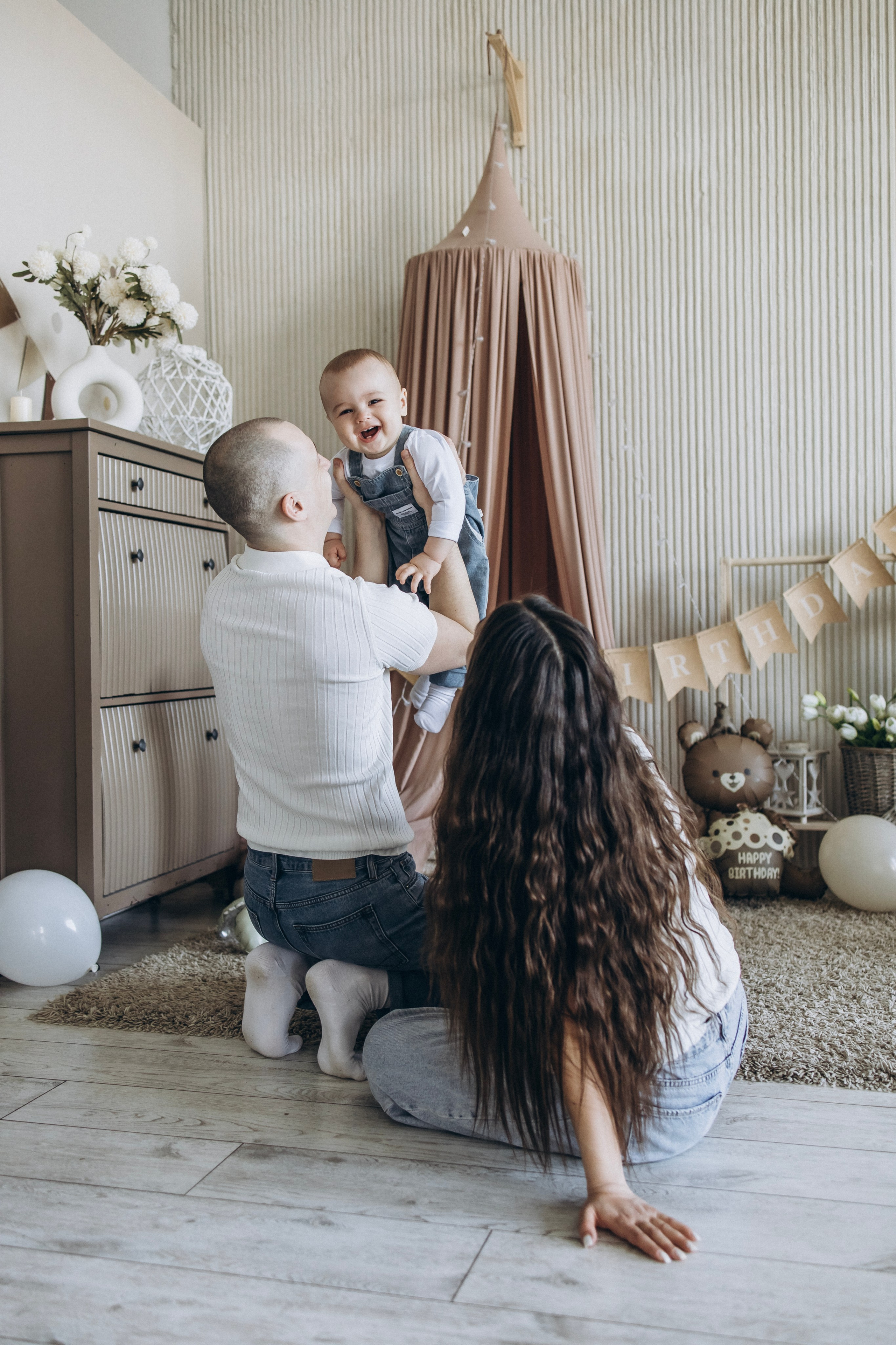 Фотосессия на годик. Ньюборн фотограф в Москве Чернова Анна — профессиональные фотосессии новорожденных в Москве на дому