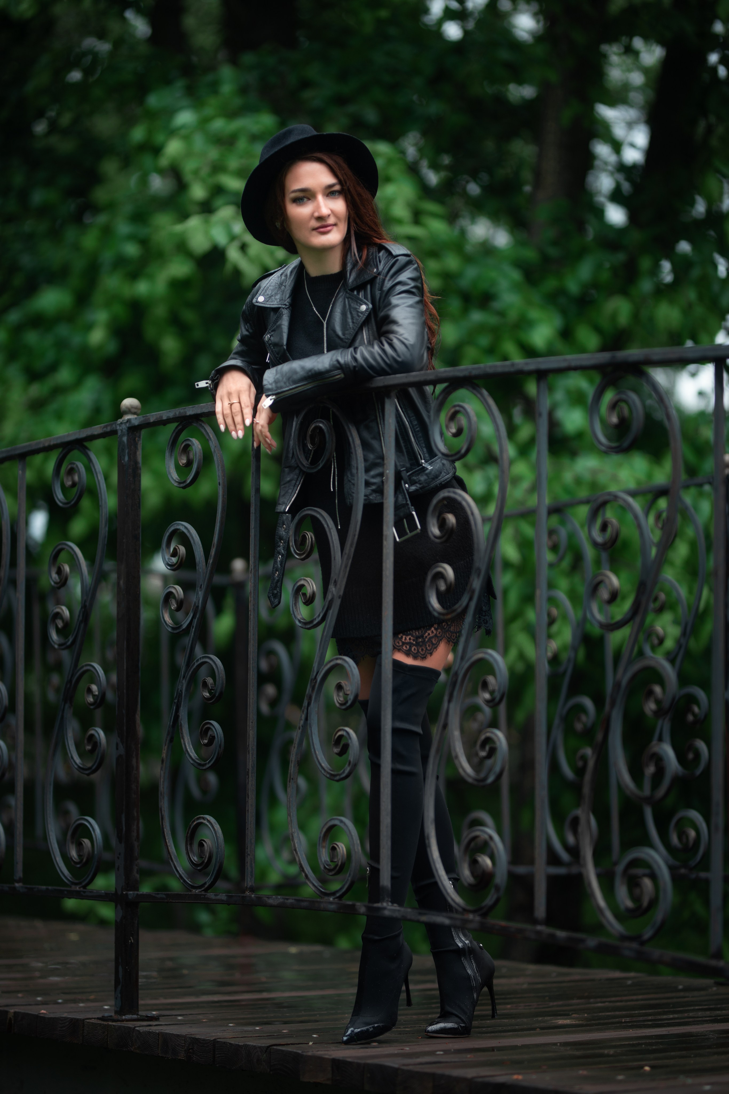 Весенняя съемка с Анастасией в дождь для «себя»