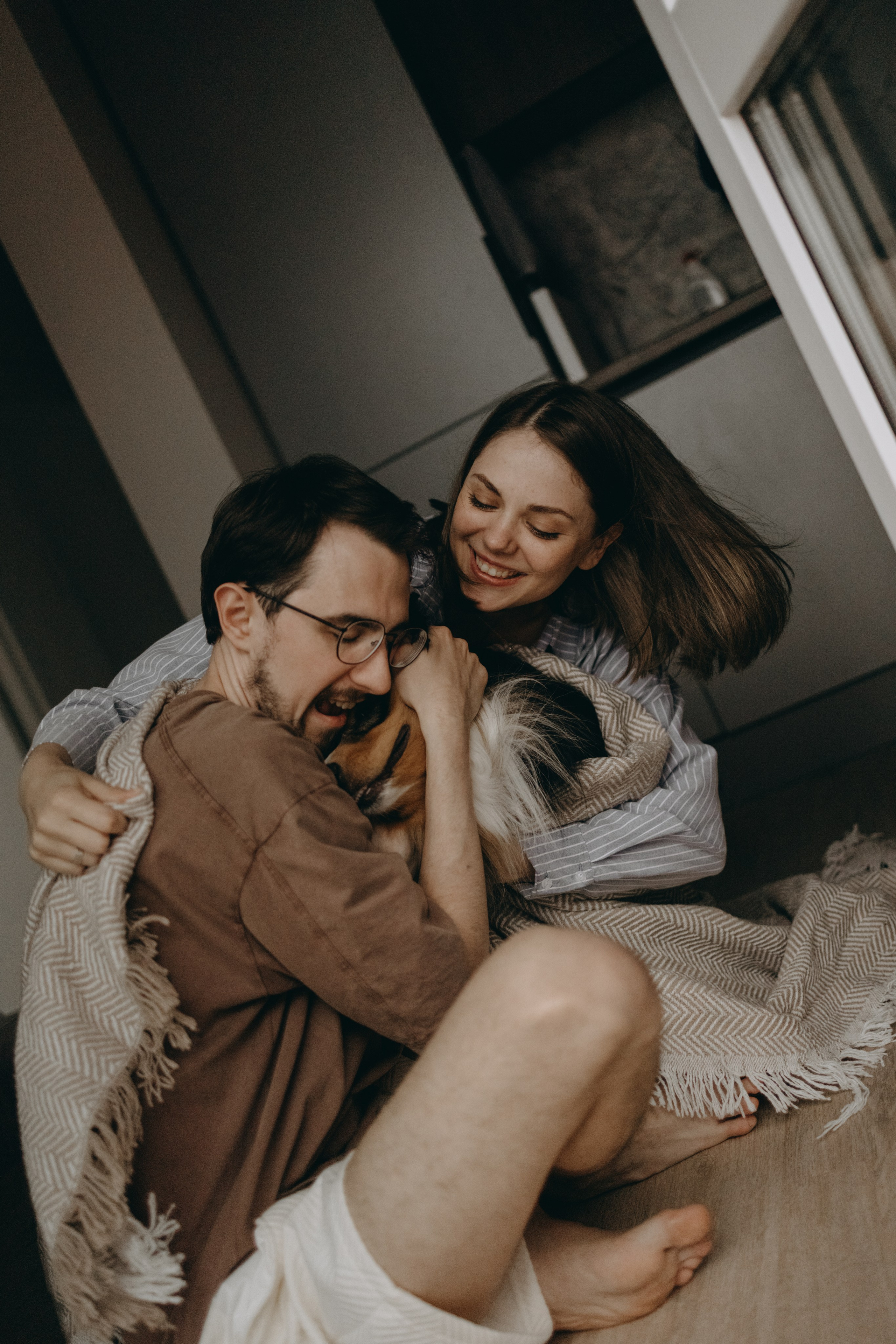 Настя, Никита и их Гром и Мяу. Фотограф — Анималист | Санкт-Петербург