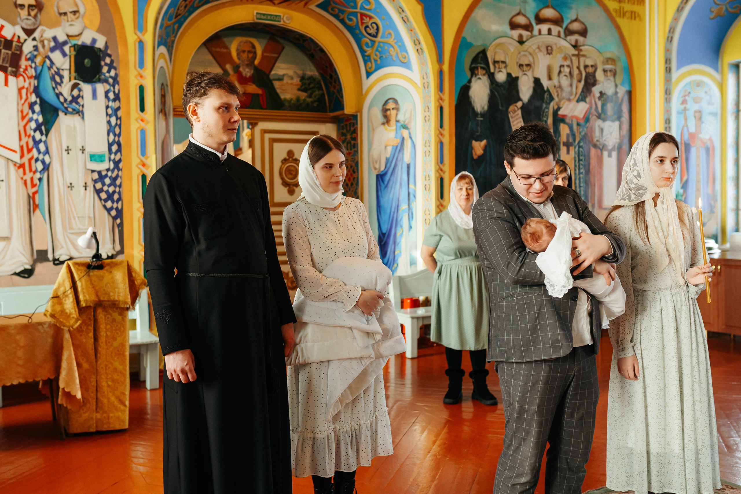 Фотосъемка крещения. Фотограф Ким Наталья в Красноярске