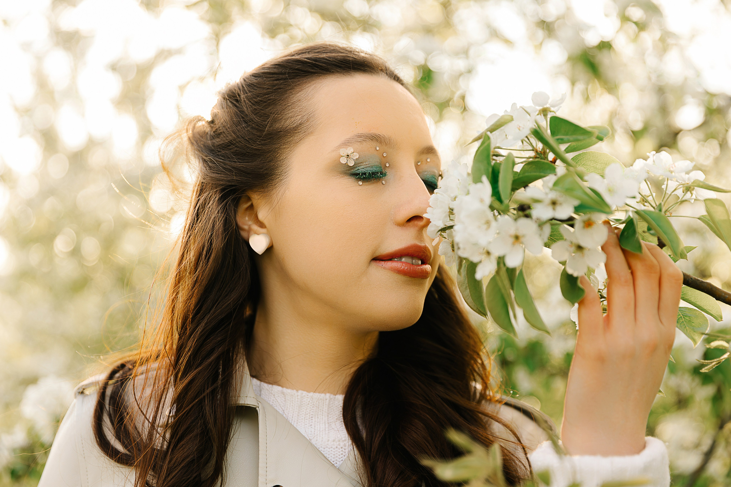 Фотосессия в цветении в Москве. Семейный и женский фотограф в Москве Надежда Воробьева