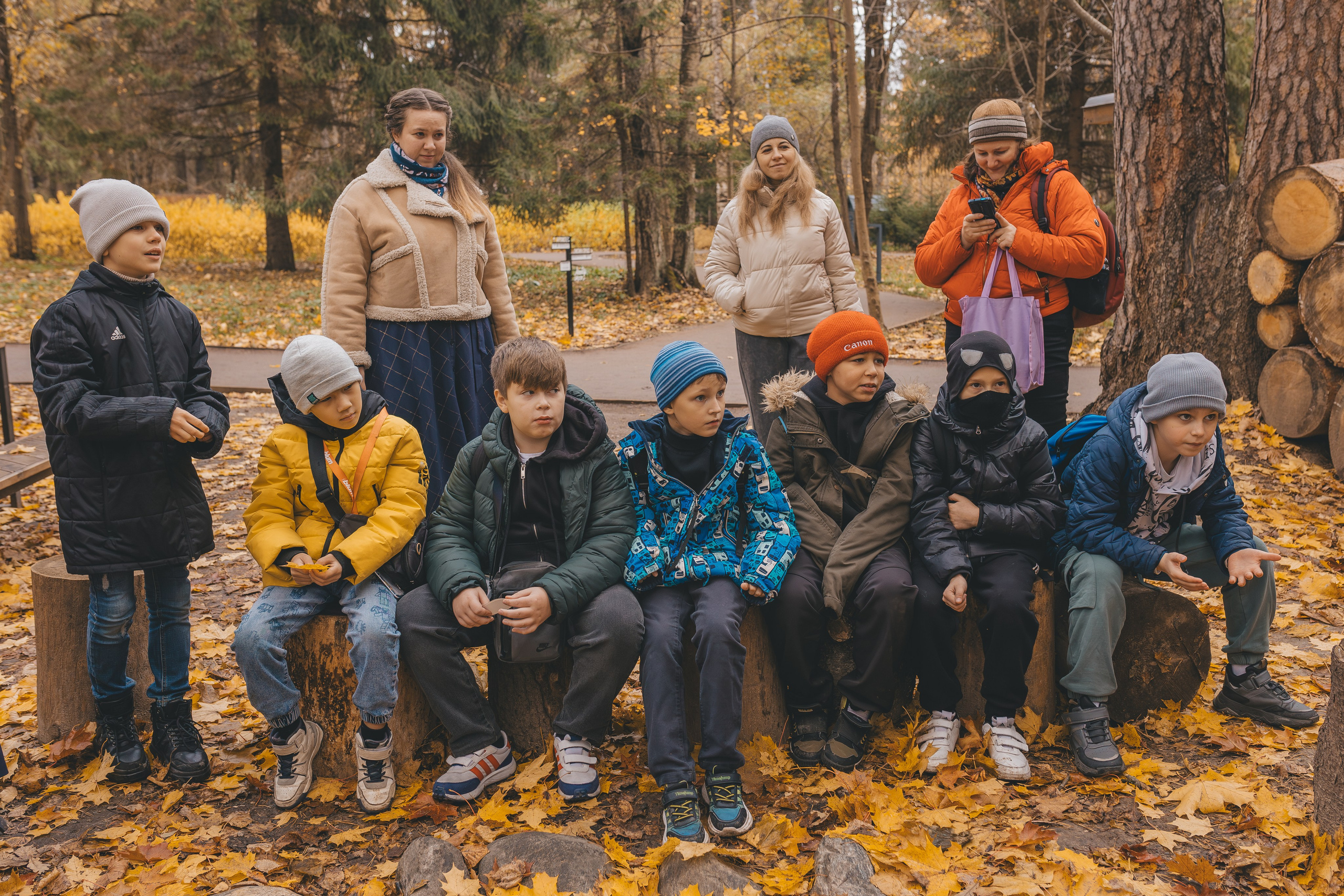 Репортаж школьной экскурсии. Семейный и женский фотограф в Москве Надежда Воробьева