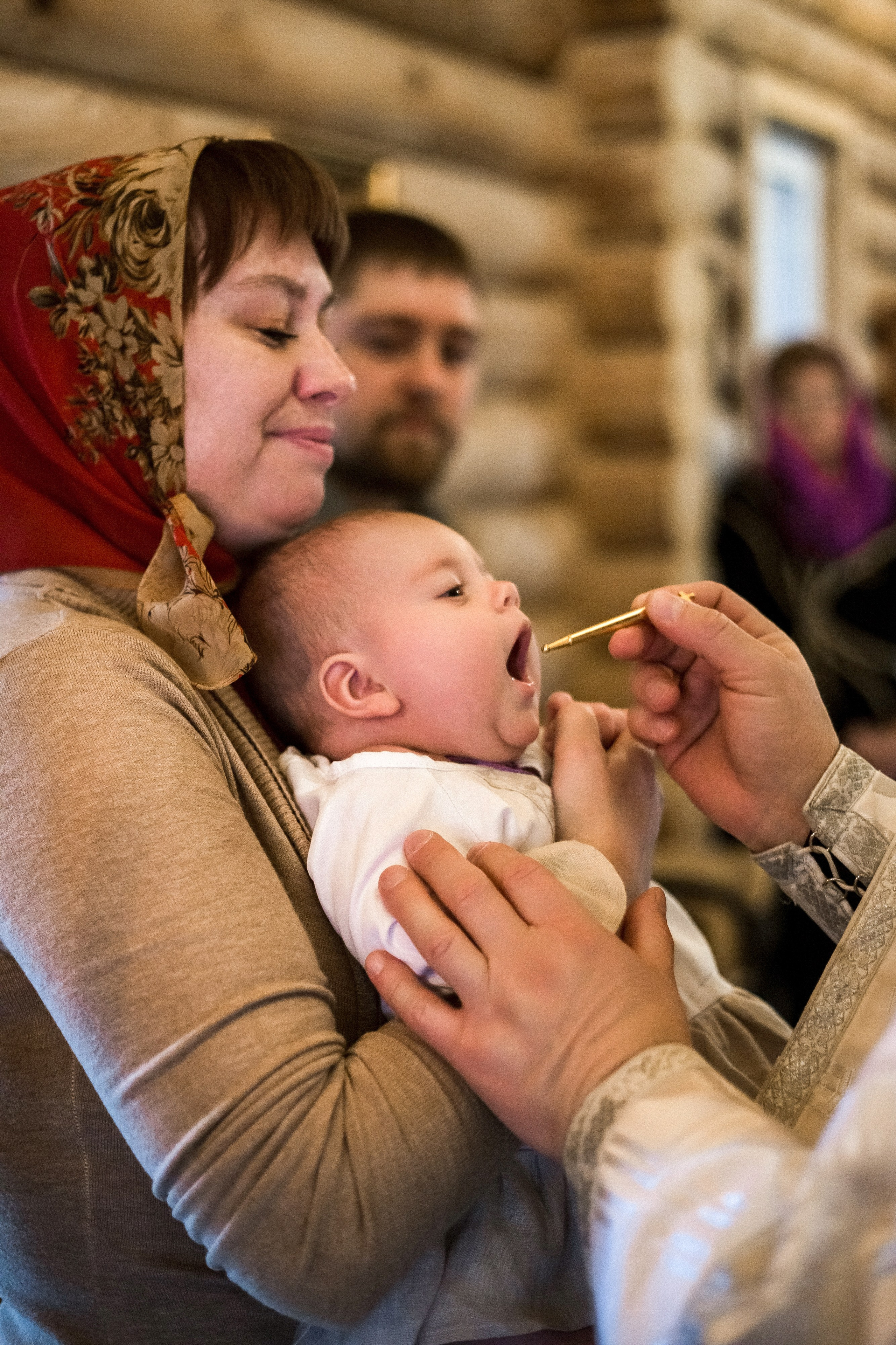 Таинство Крещения Ксении. Портретный, семейный, свадебный фотограф в Брянске Маргарита Василькова