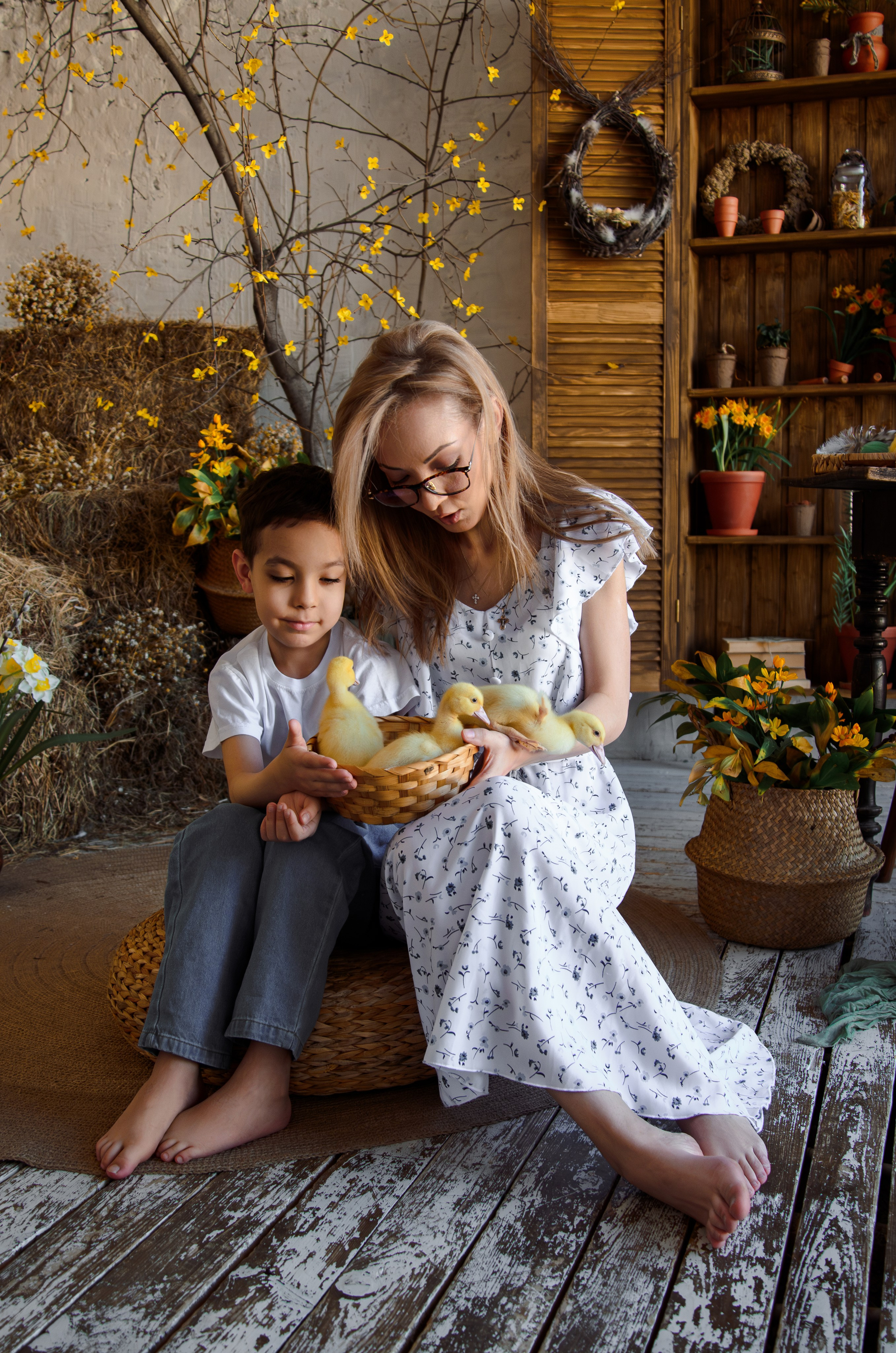 Мама и ее маленький фермер. Фотографы в Тюмени Андрей и Лидия Войвод