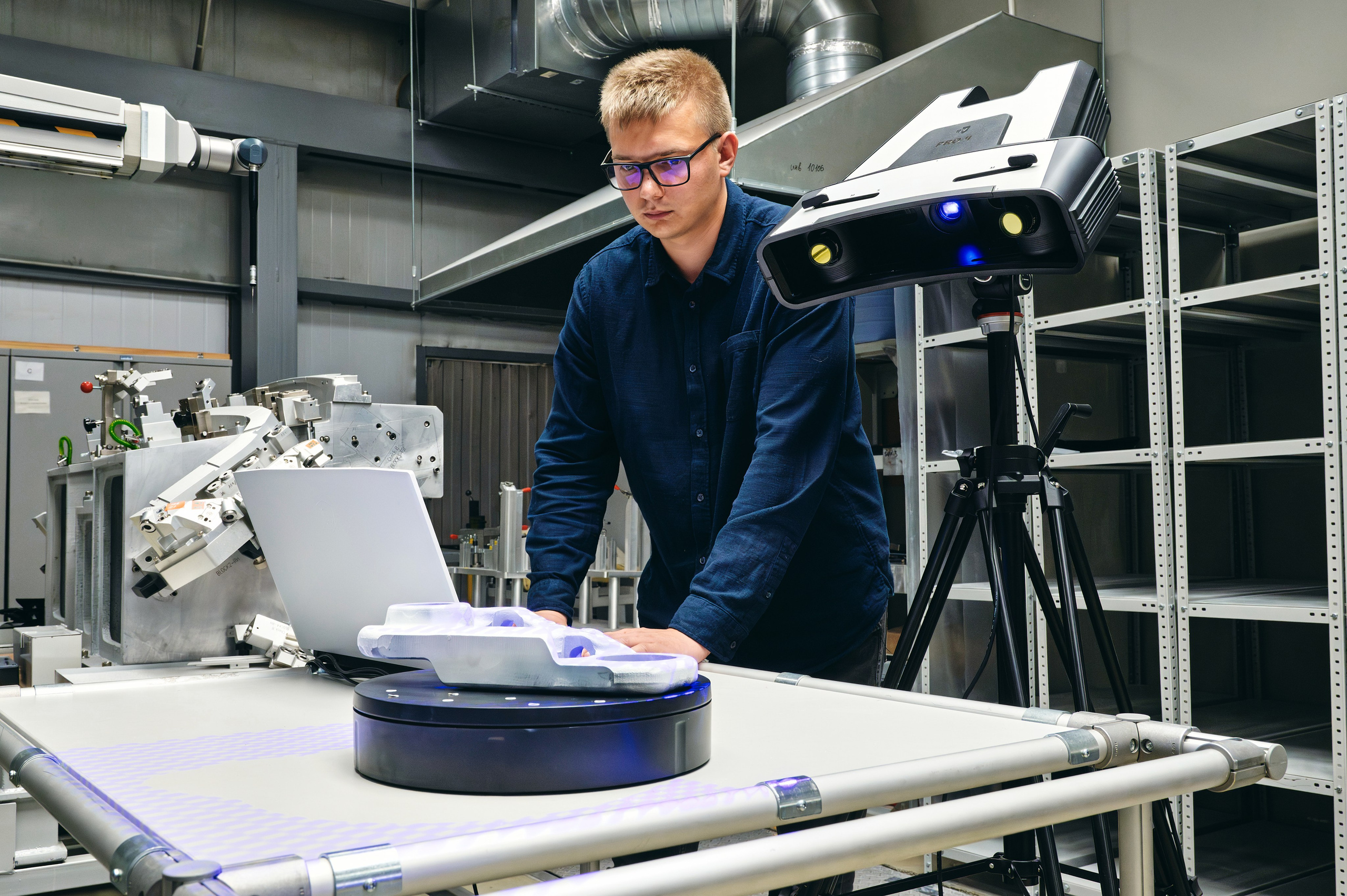 Метрологический 3D-сканер PRO II. Фотограф Юсов Александр