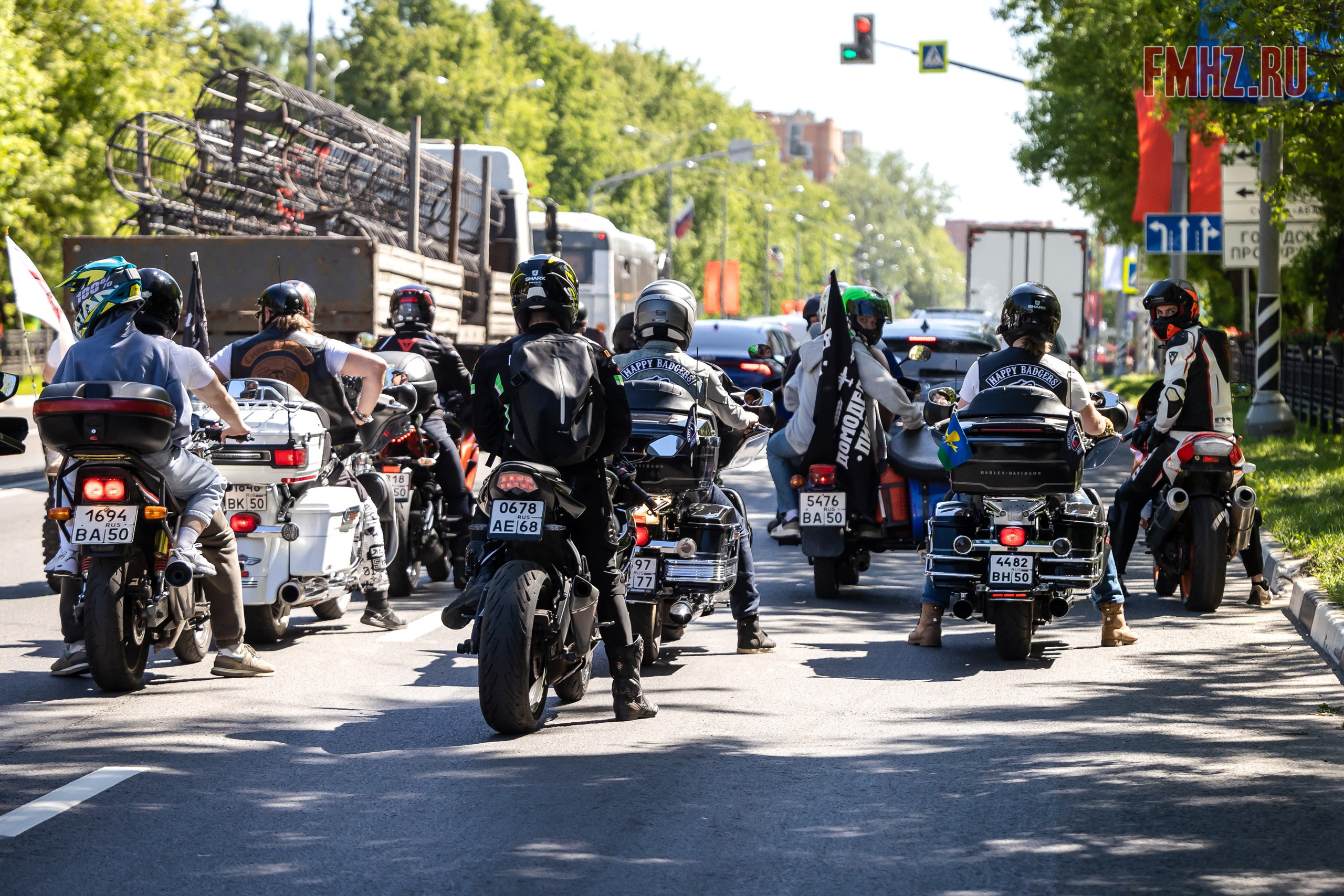 Открытие мотосезона Мотоциклистов г. Домодедово 25.05.24. Фотограф Владимир Охрименко