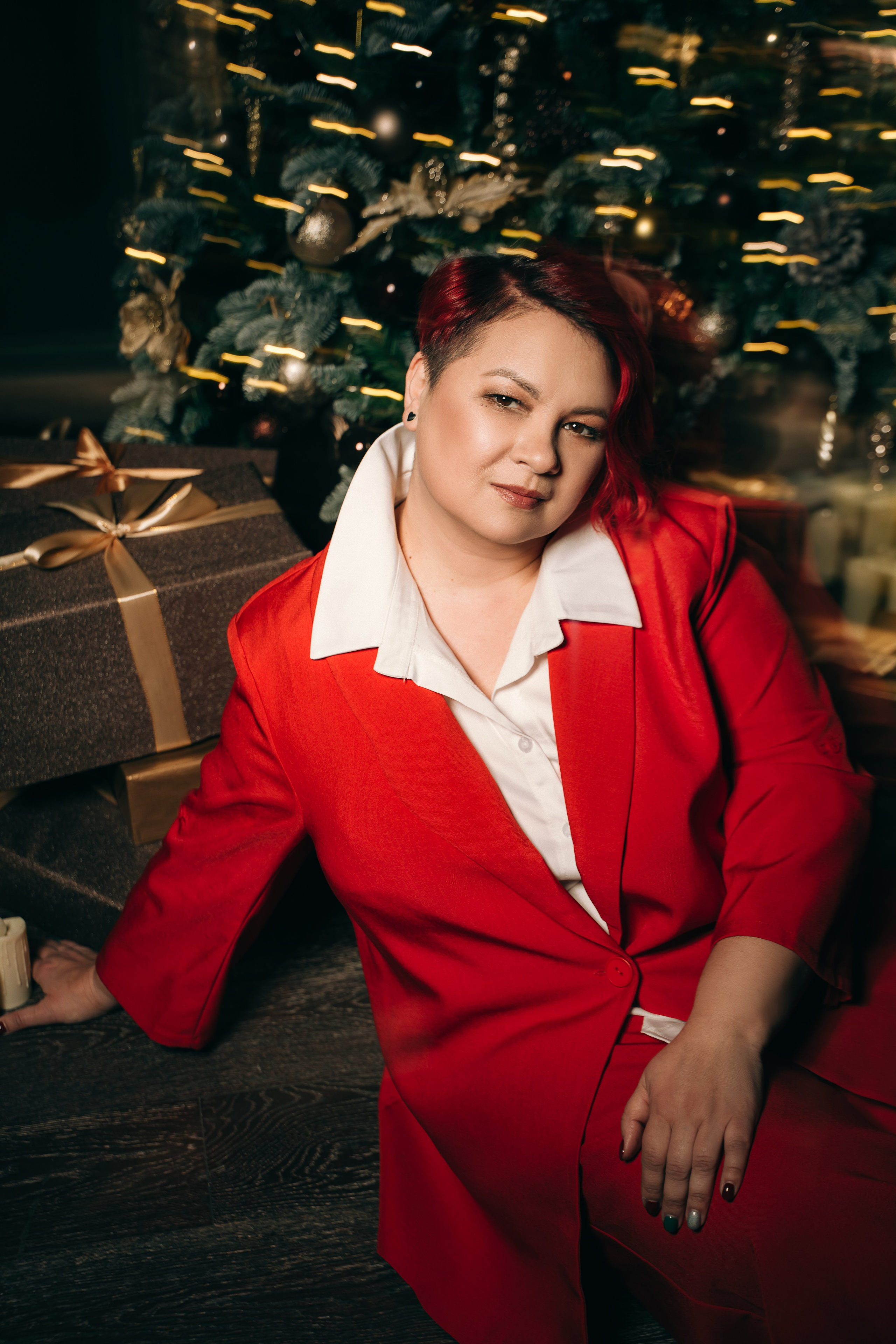 Юля. Альтернативный взгляд на Новый год. Портретный фотограф в Санкт-Петербурге Дмитриева Наталия