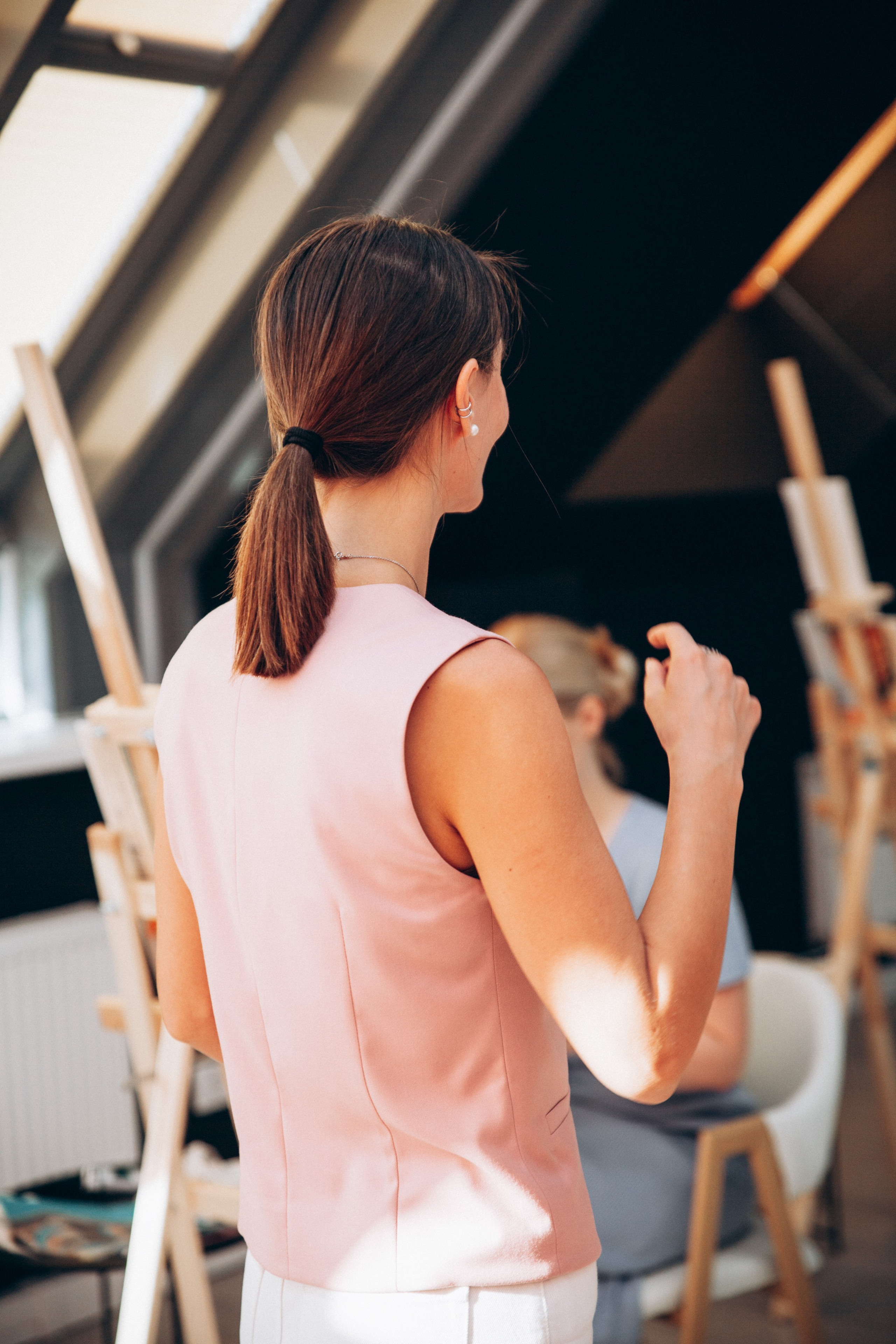 Мастер-класс по живописи. Преподаватель Анна К-К. Репортажный и детский фотограф в Минске